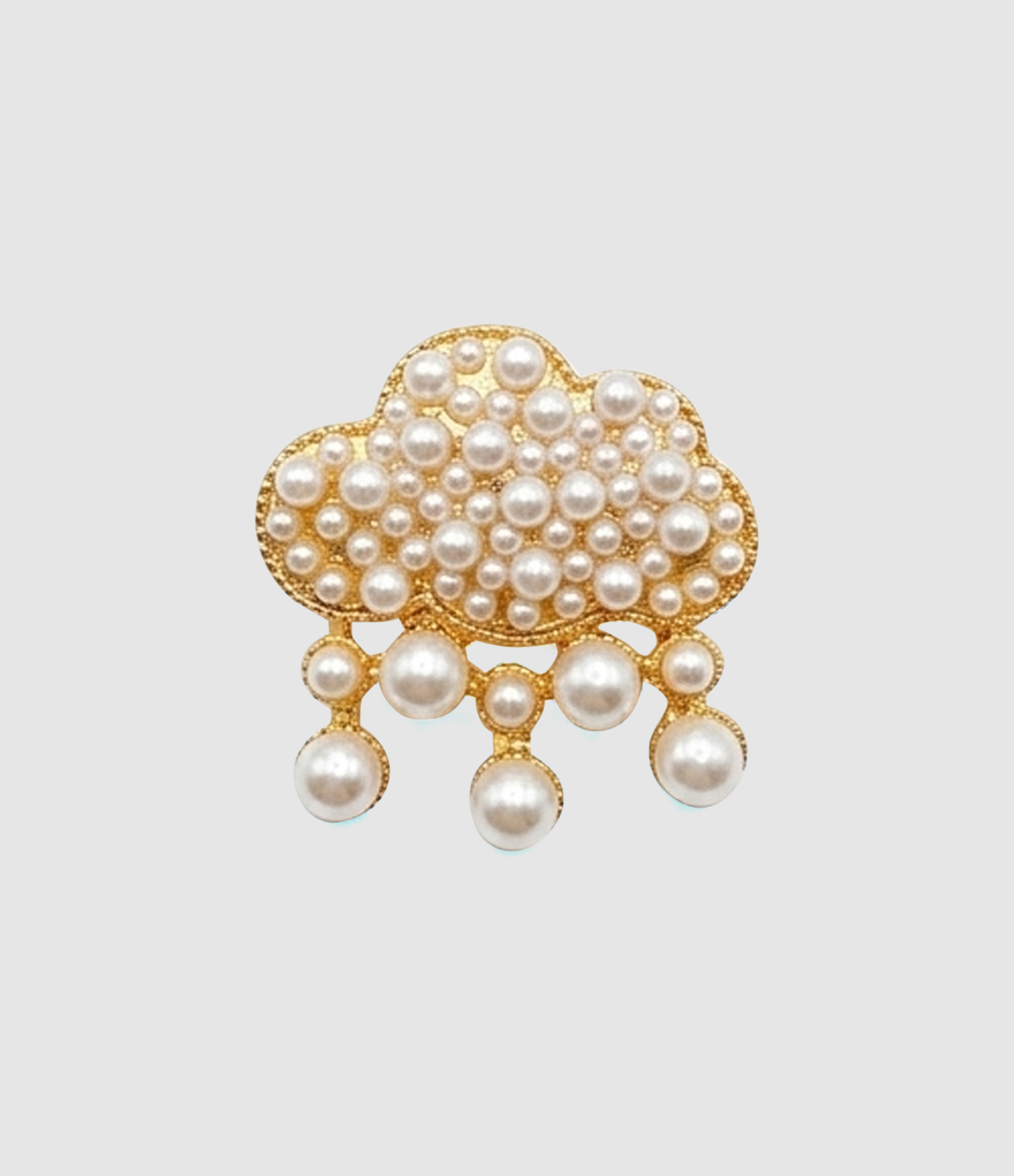 Broche Cloud Gold, Capsule Plein Été