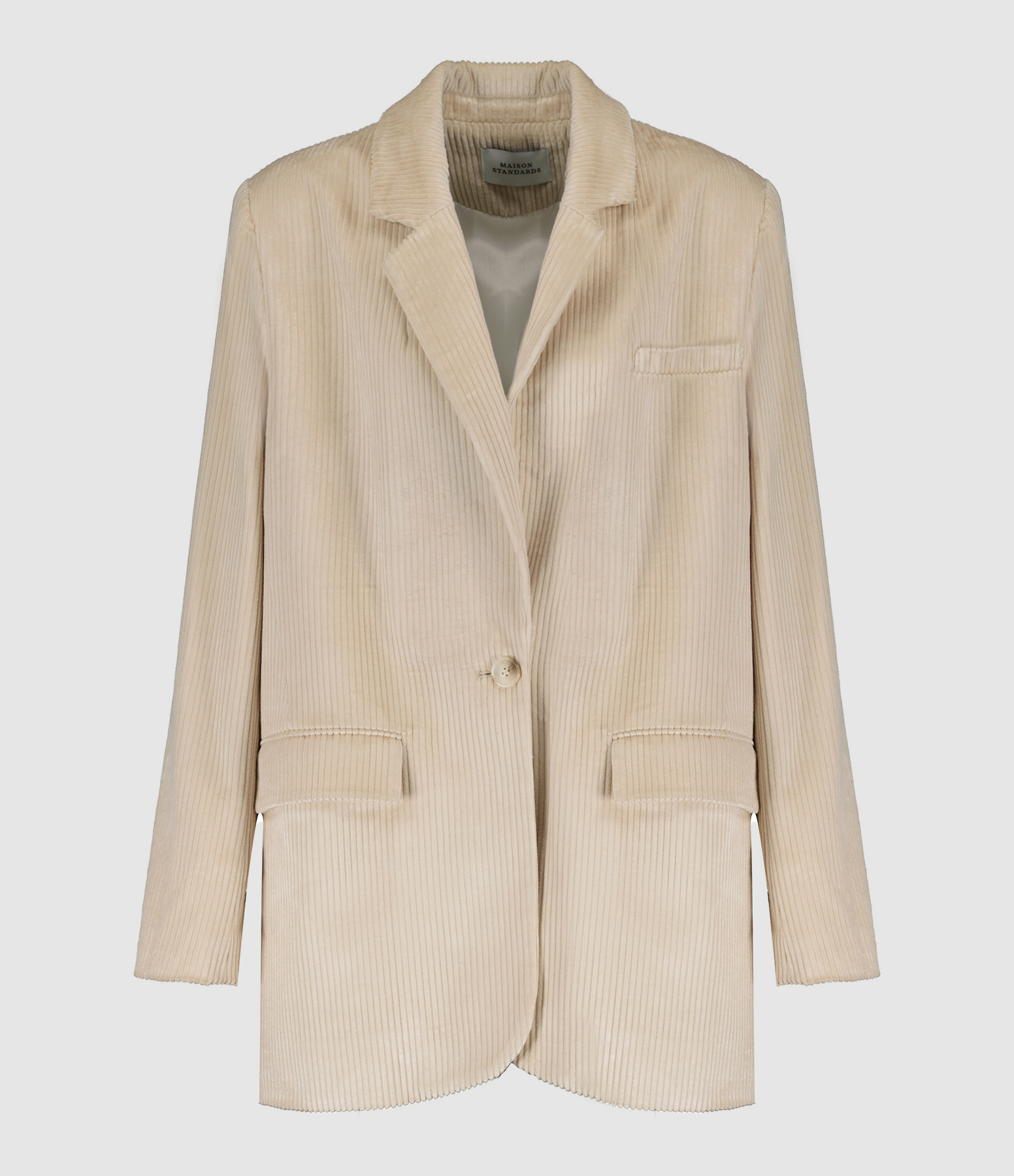 Veste Blazer Andréa Velours Crème