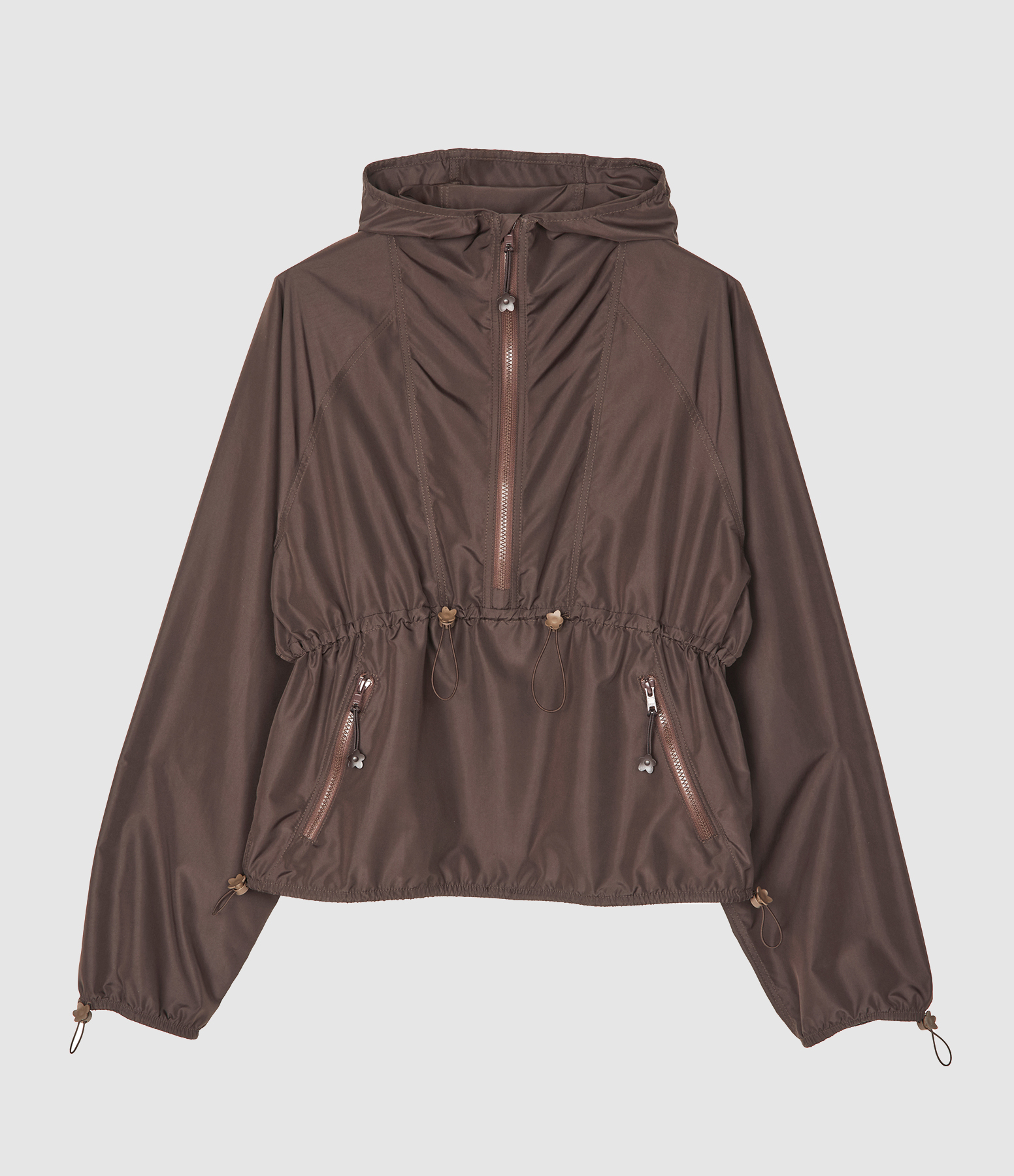 Sweatshirt Hoodie Frej Brown