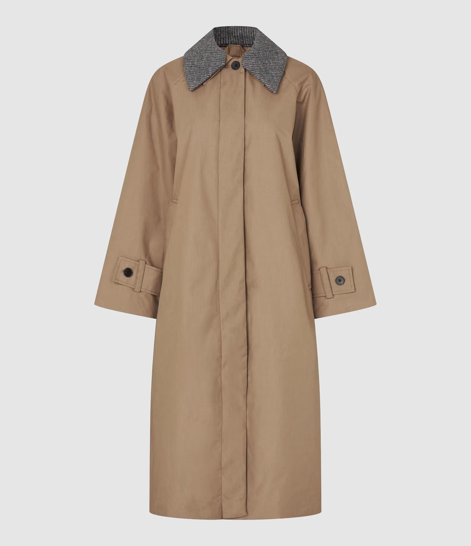 Manteau Saalmys Lead Gray
