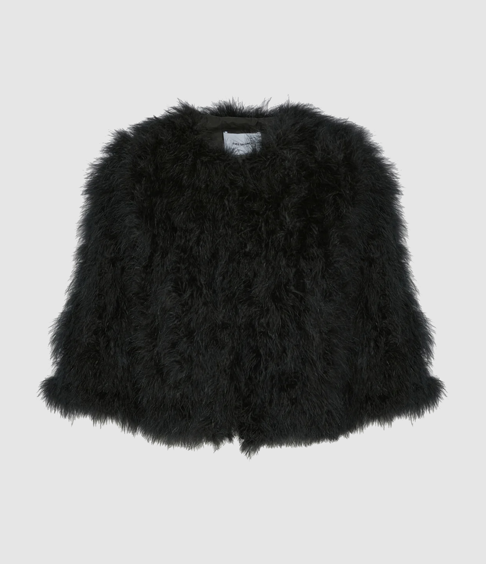 Veste Fourrure Noir