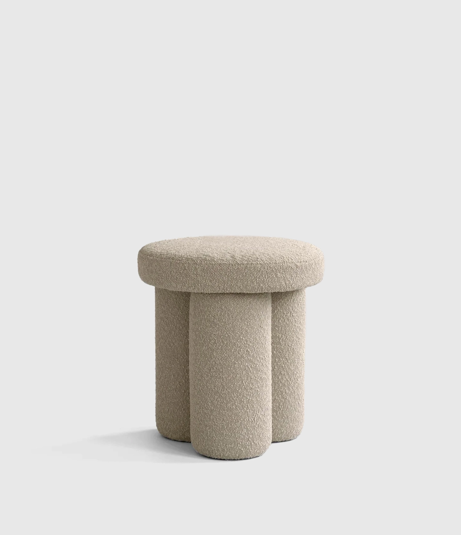 Tabouret Big Foot Sable Fumé