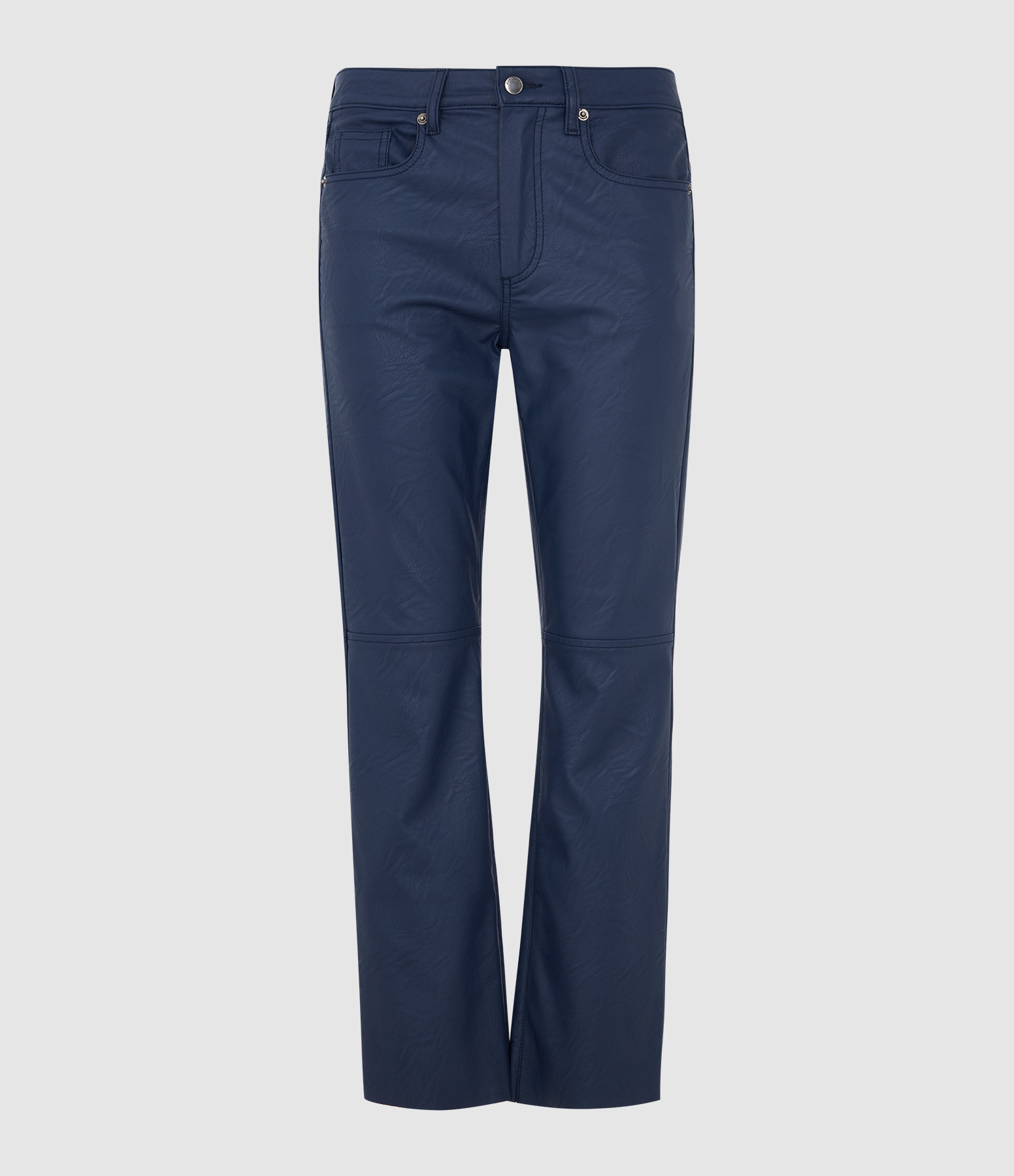 Pantalon Gabryel Similicuir Bleu Navy
