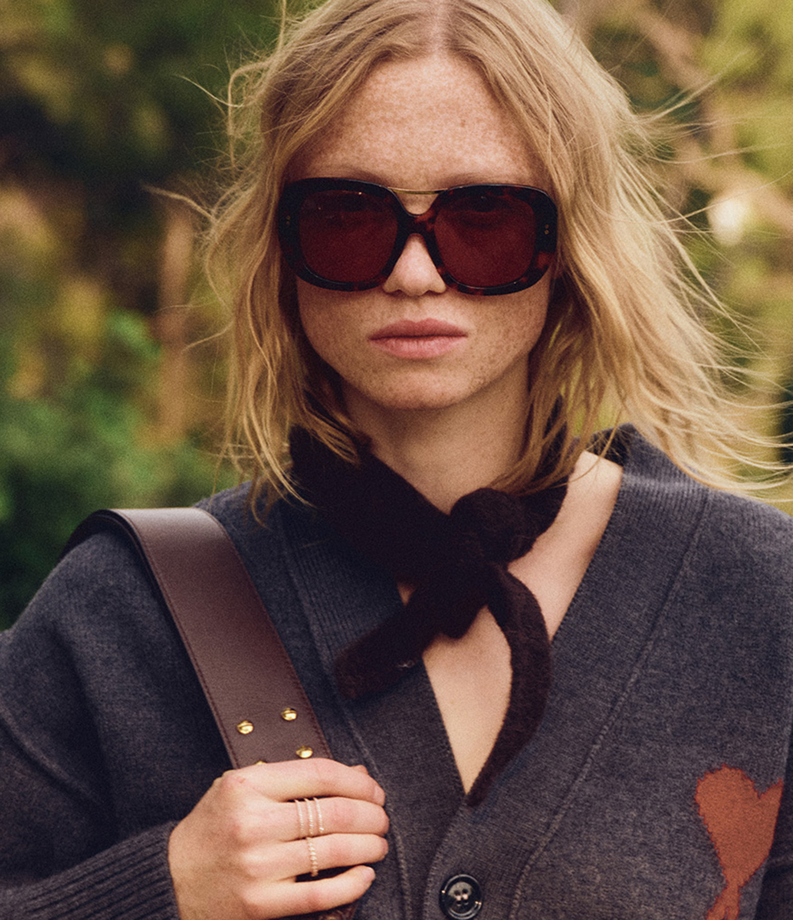 Écharpe Foulard Sanor Black Coffee