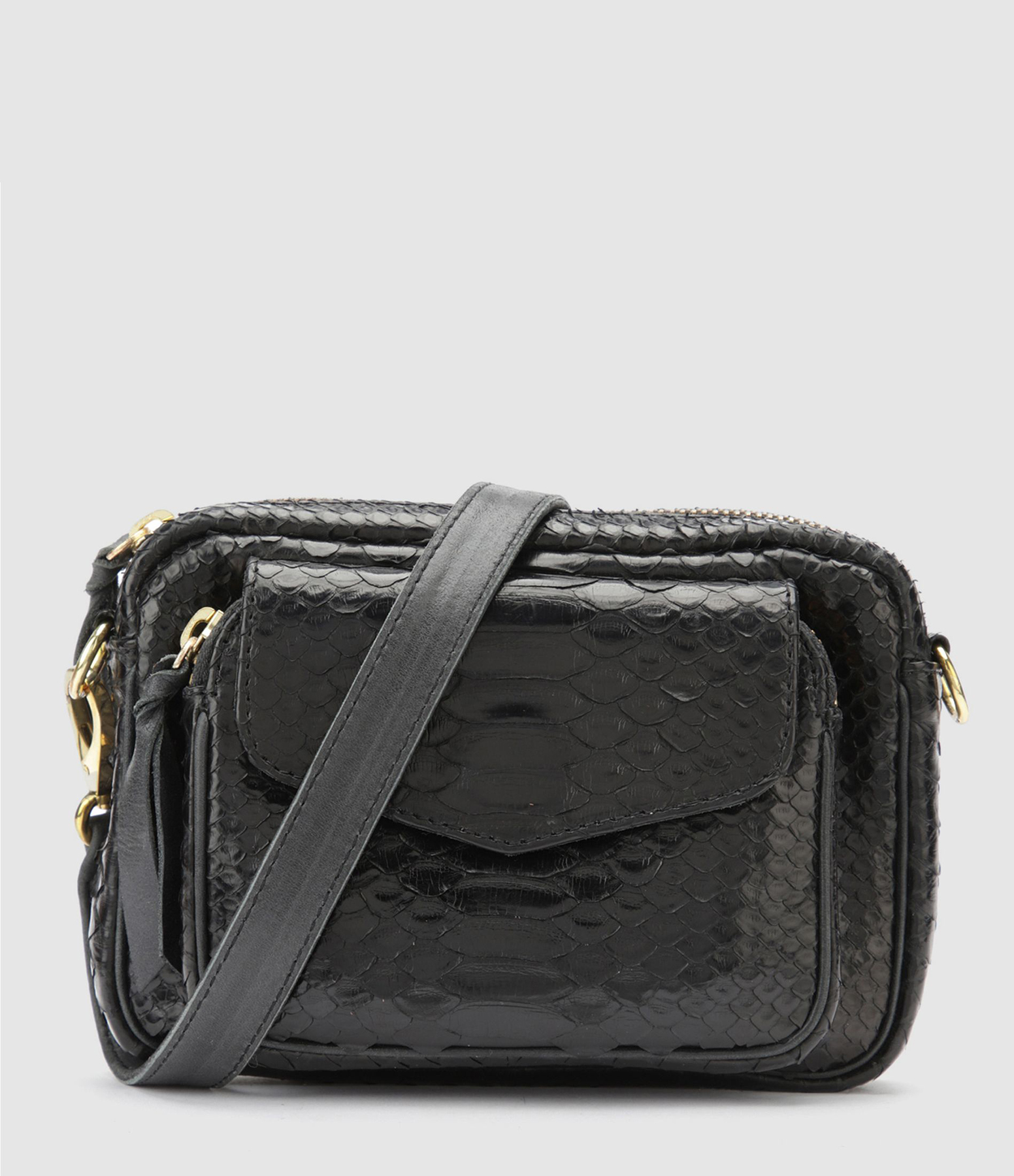 Sac Baby Charly Python Noir