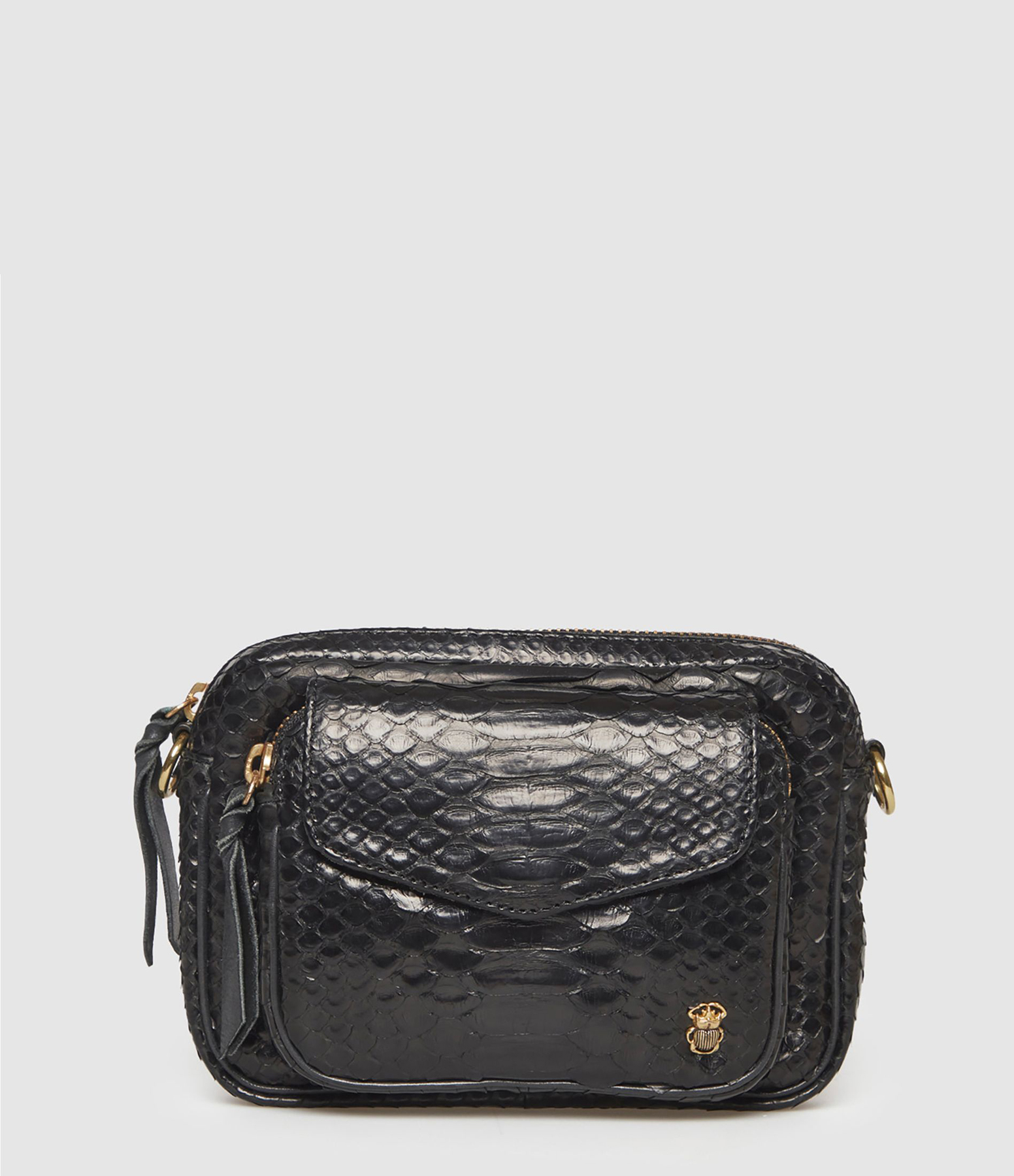 Sac Baby Charly Python Noir