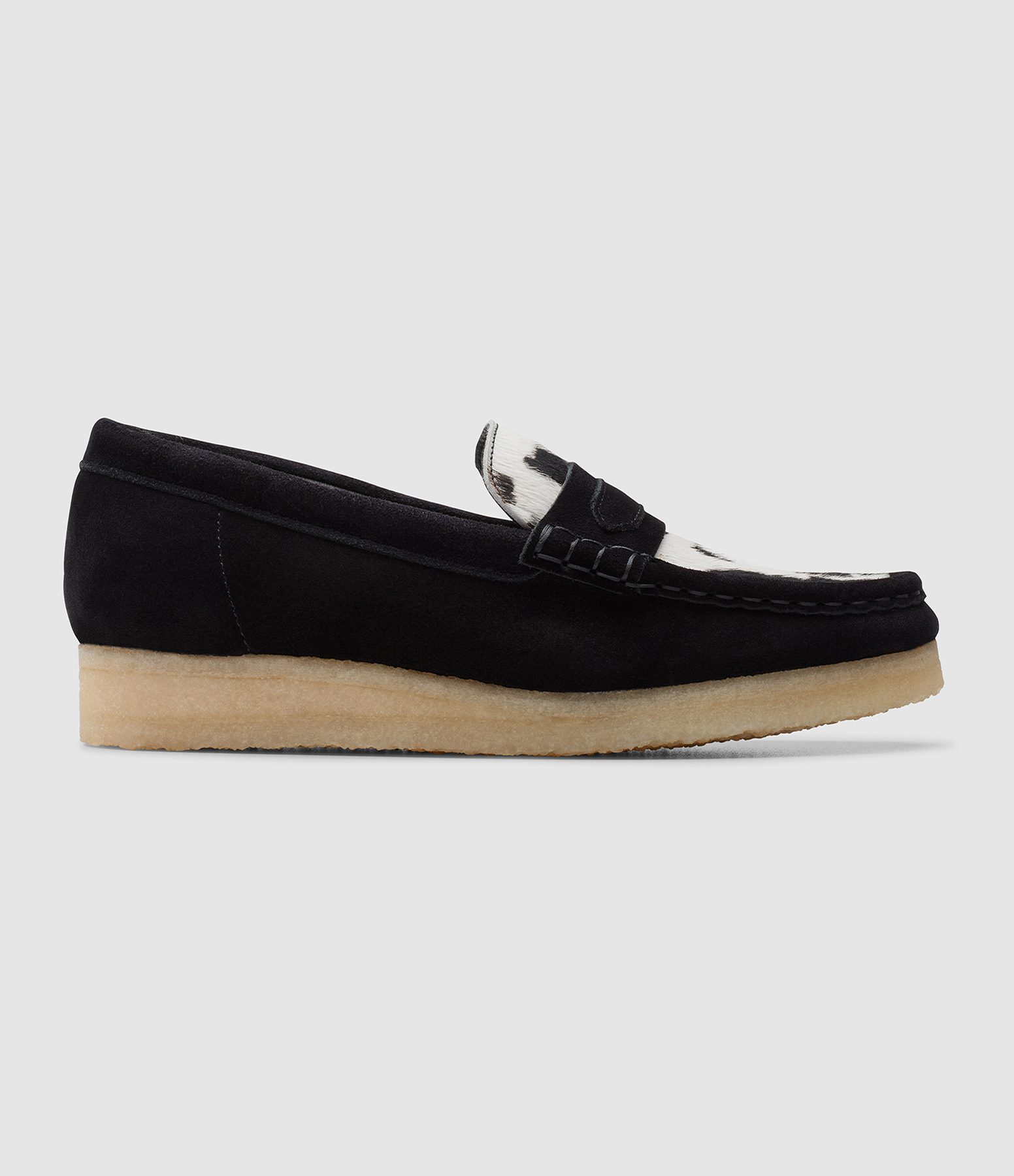 Mocassins Femme Wallabee Loafer Imprimé Vache