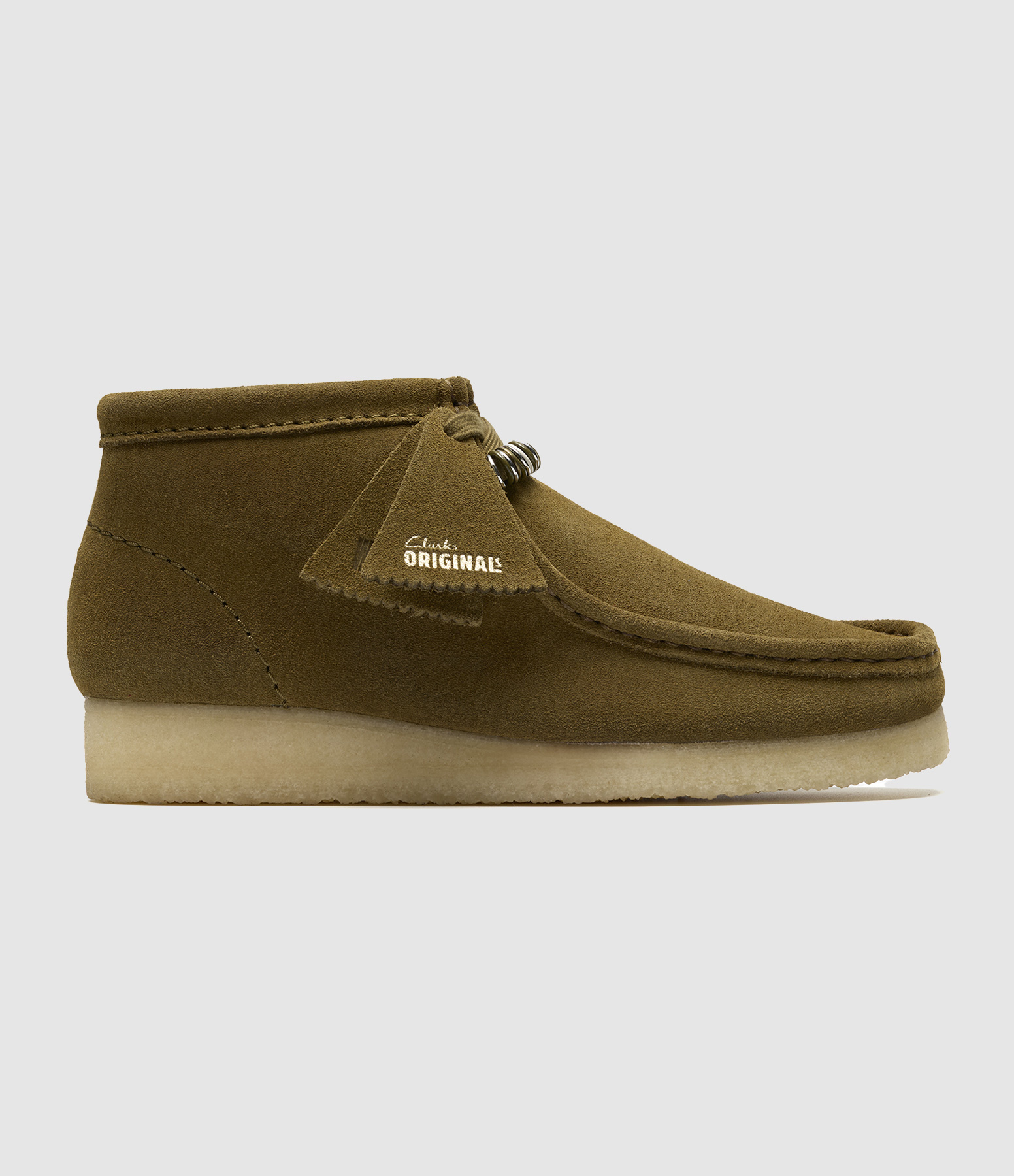 Mocassins Wallabee Boot Green Suede