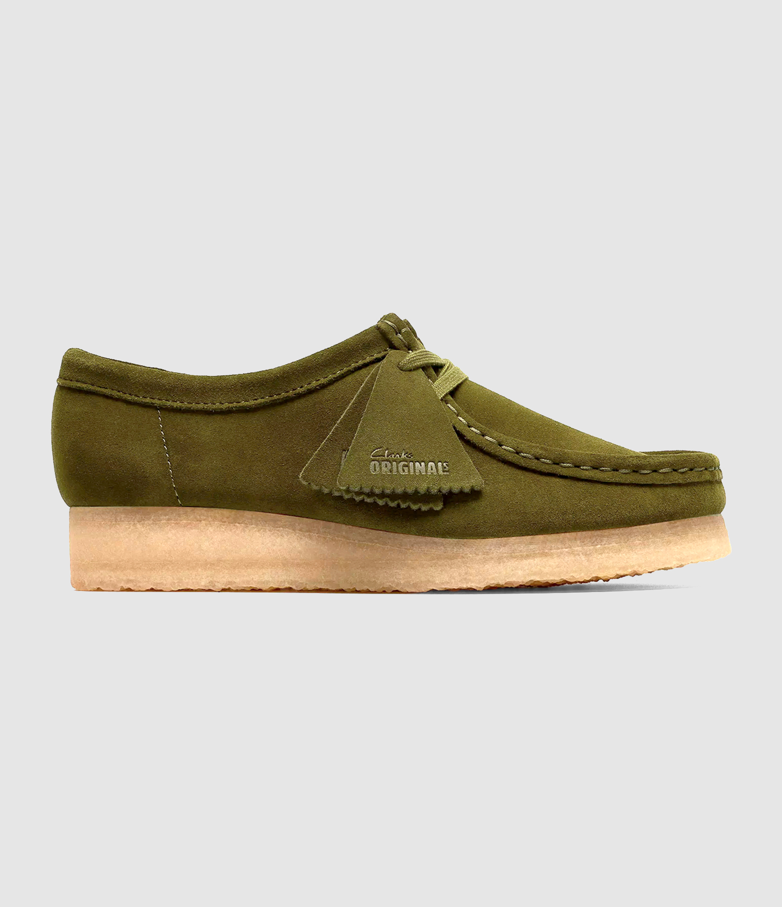 Mocassins Wallabee Olive Suede