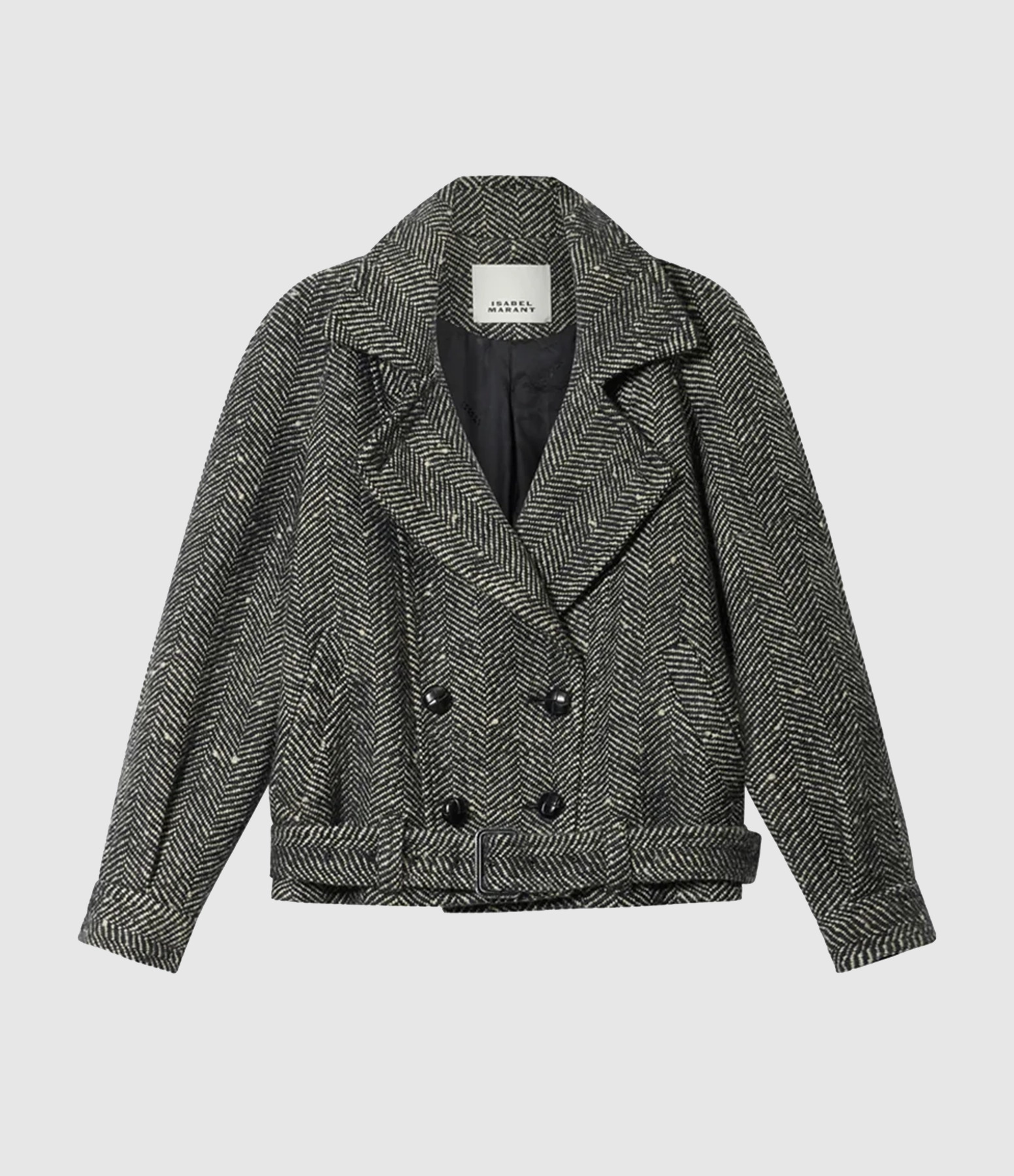 Manteau Elvane Ecru Black, Défilé