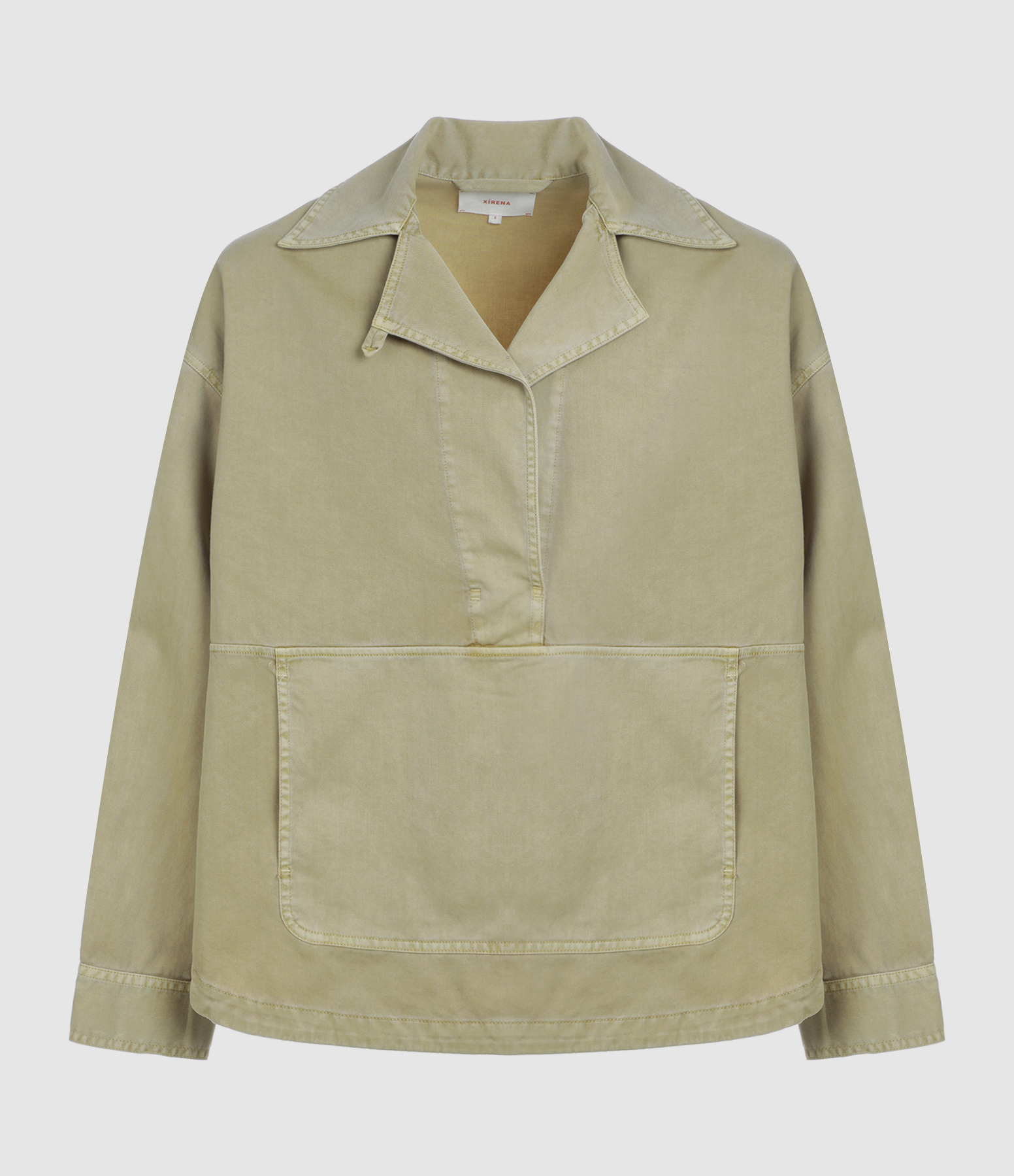 Blouse Grayson Coton Kaki Clair