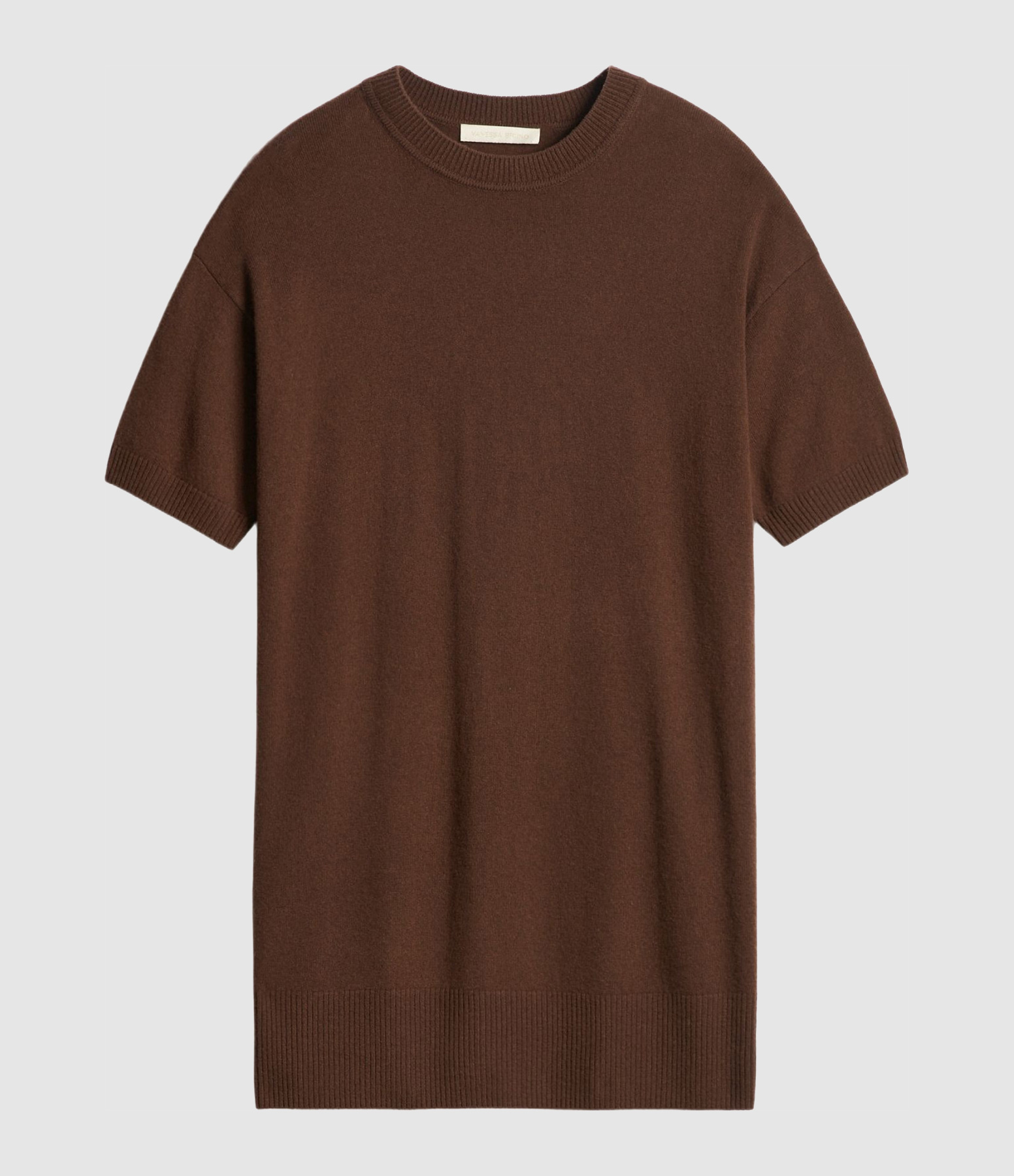 Robe Courte Bleuet Marron