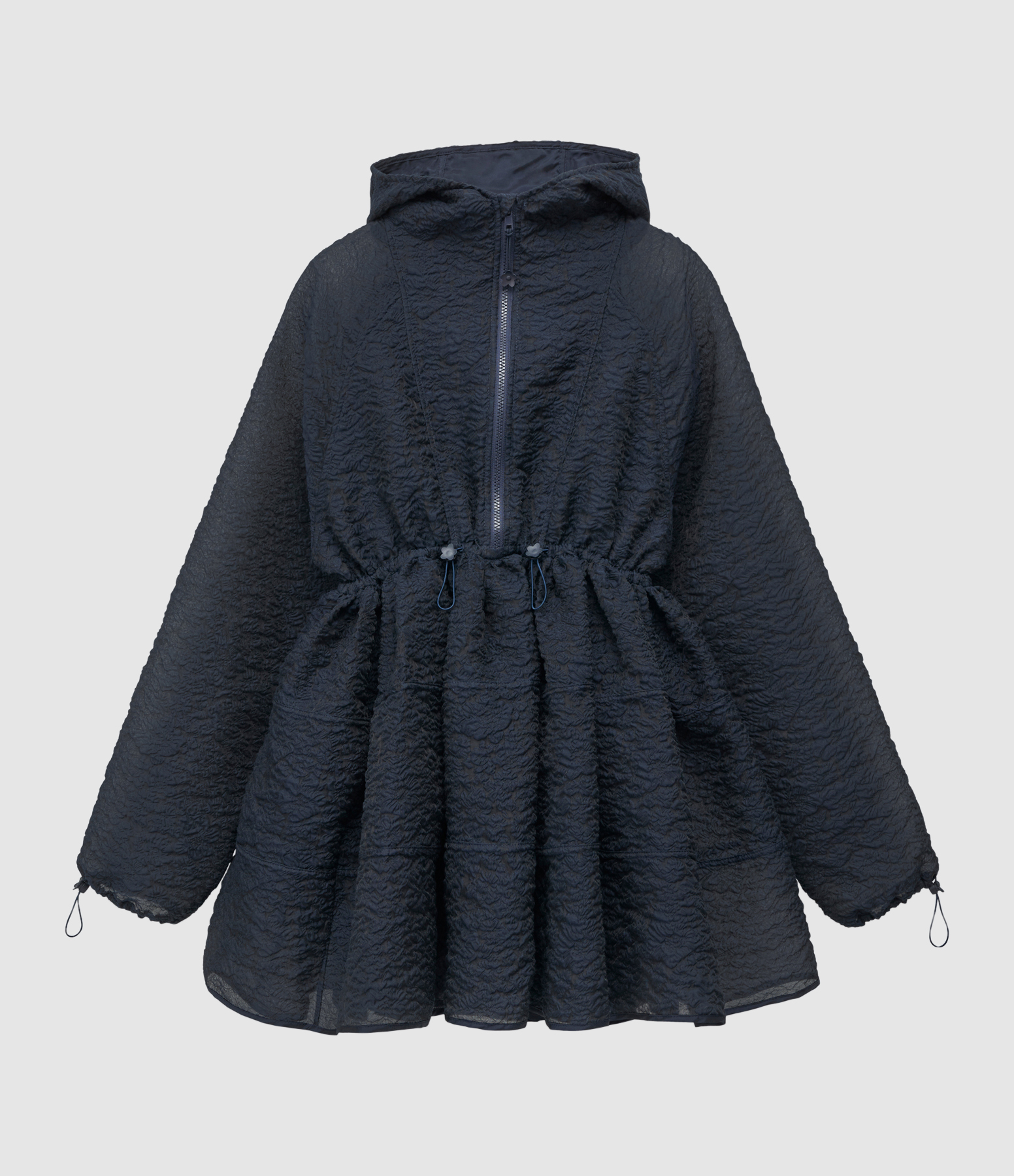 Robe Freesia Brodia Matelassé Navy