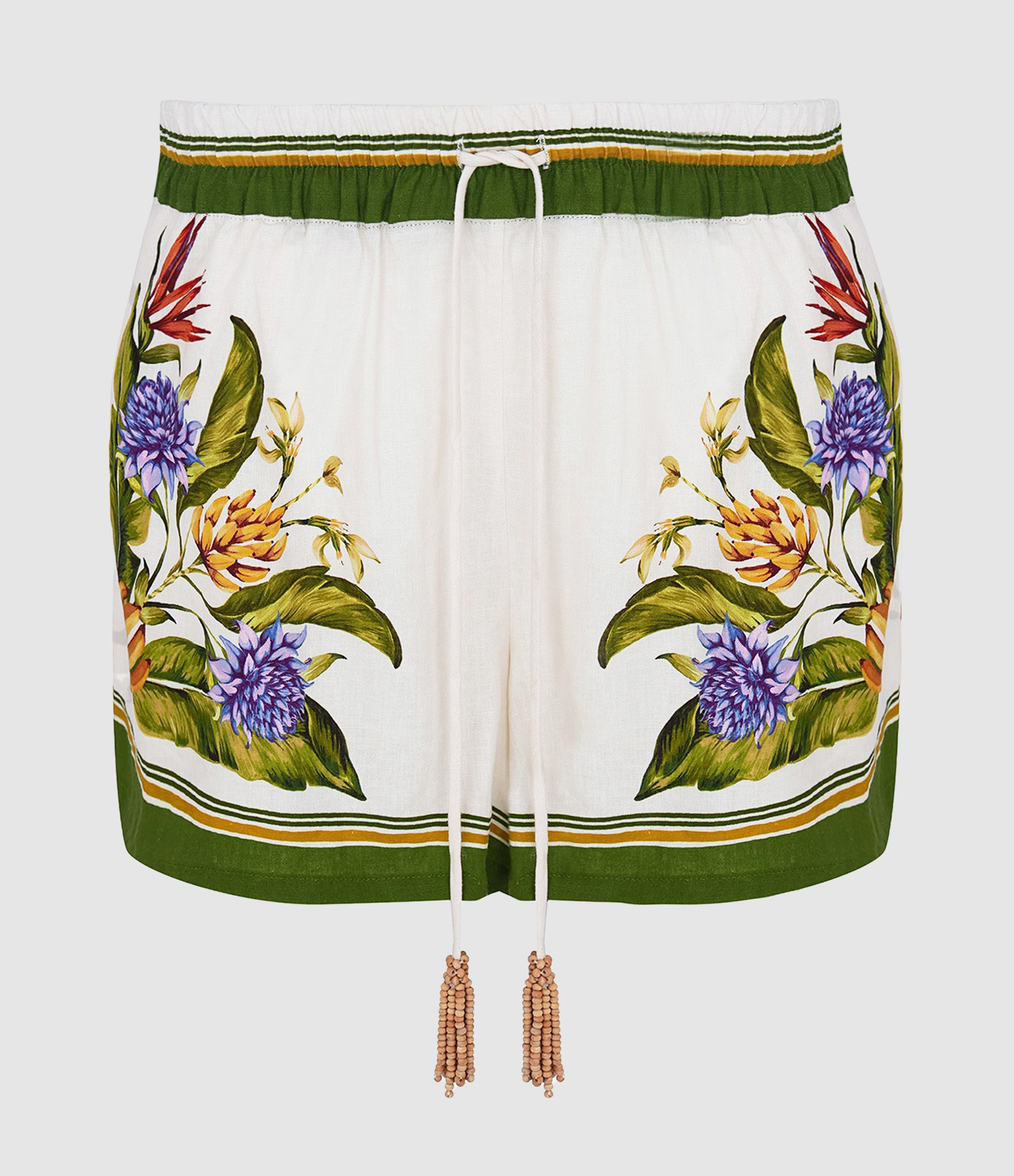 Short Tropical Scarf Sand