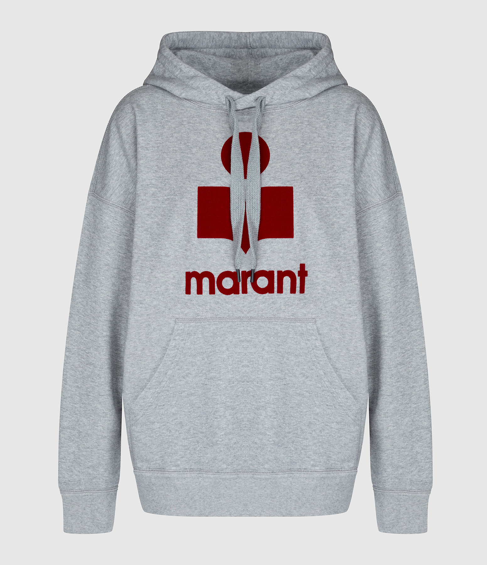 Sweatshirt Homme Miley Gris Rouge