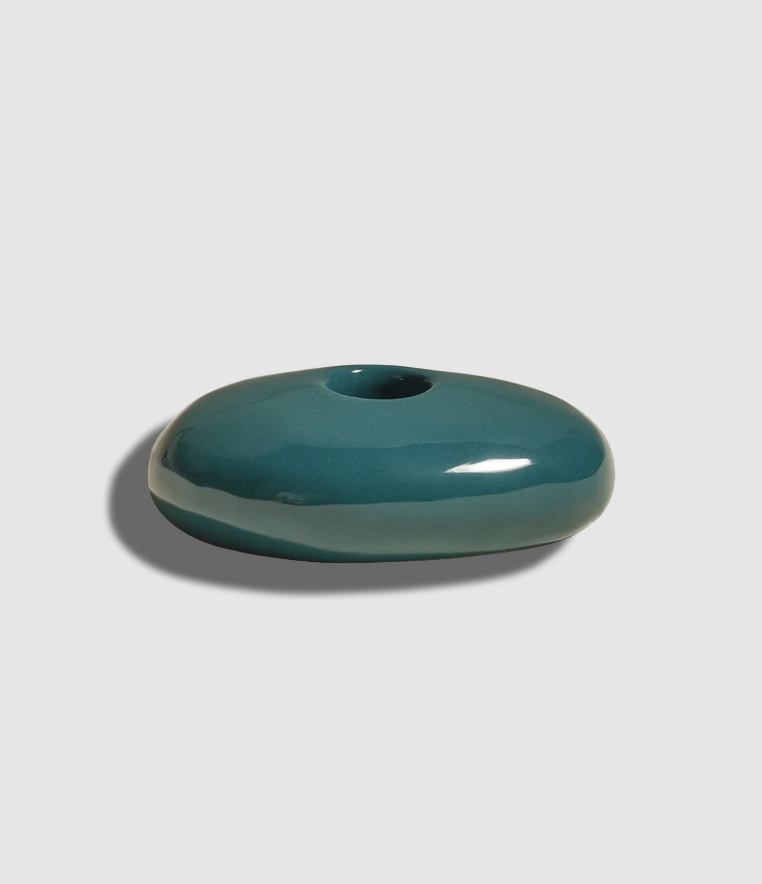 Bougeoir Stone Bleu Sarah