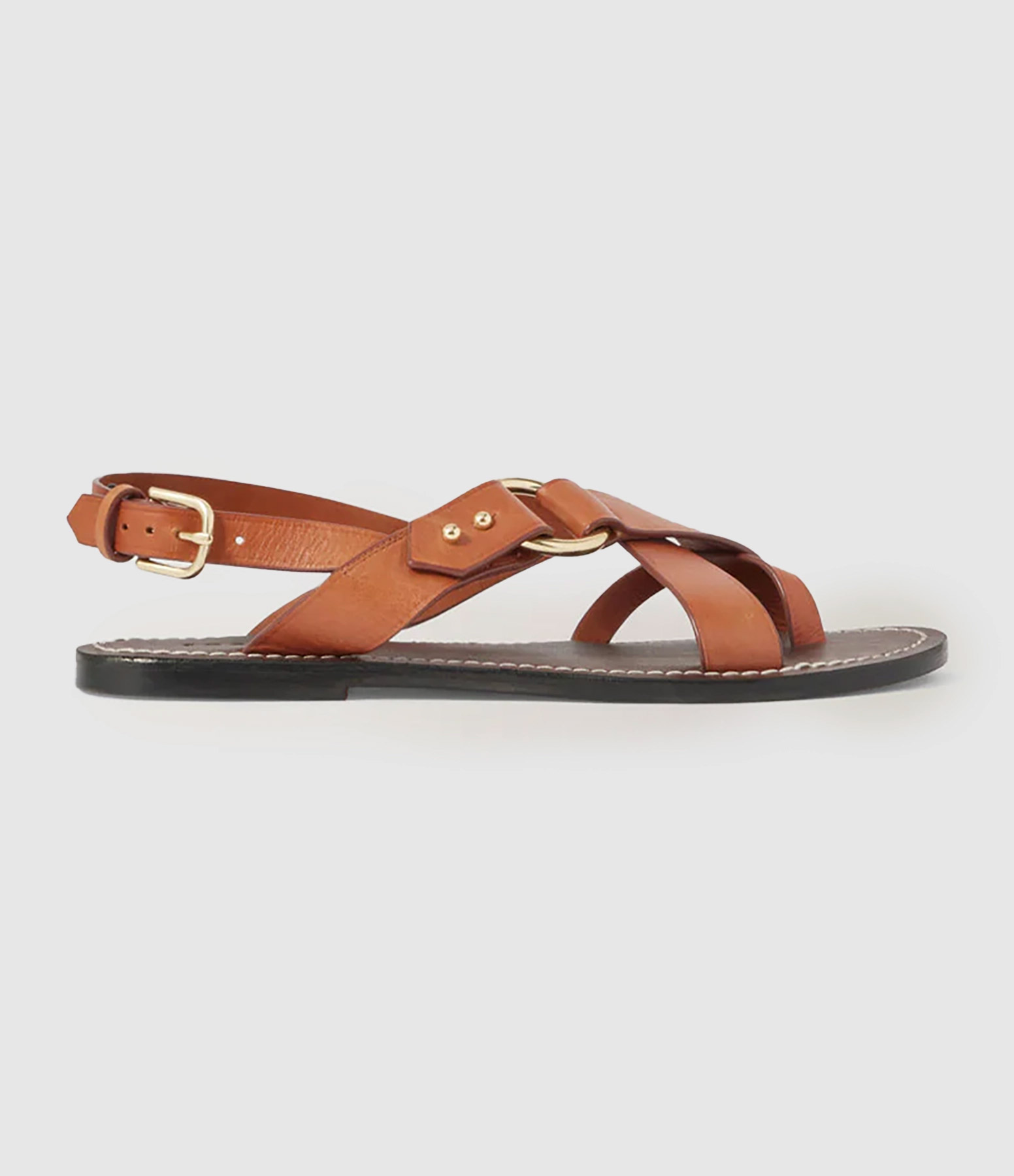 Sandales Florence Cognac