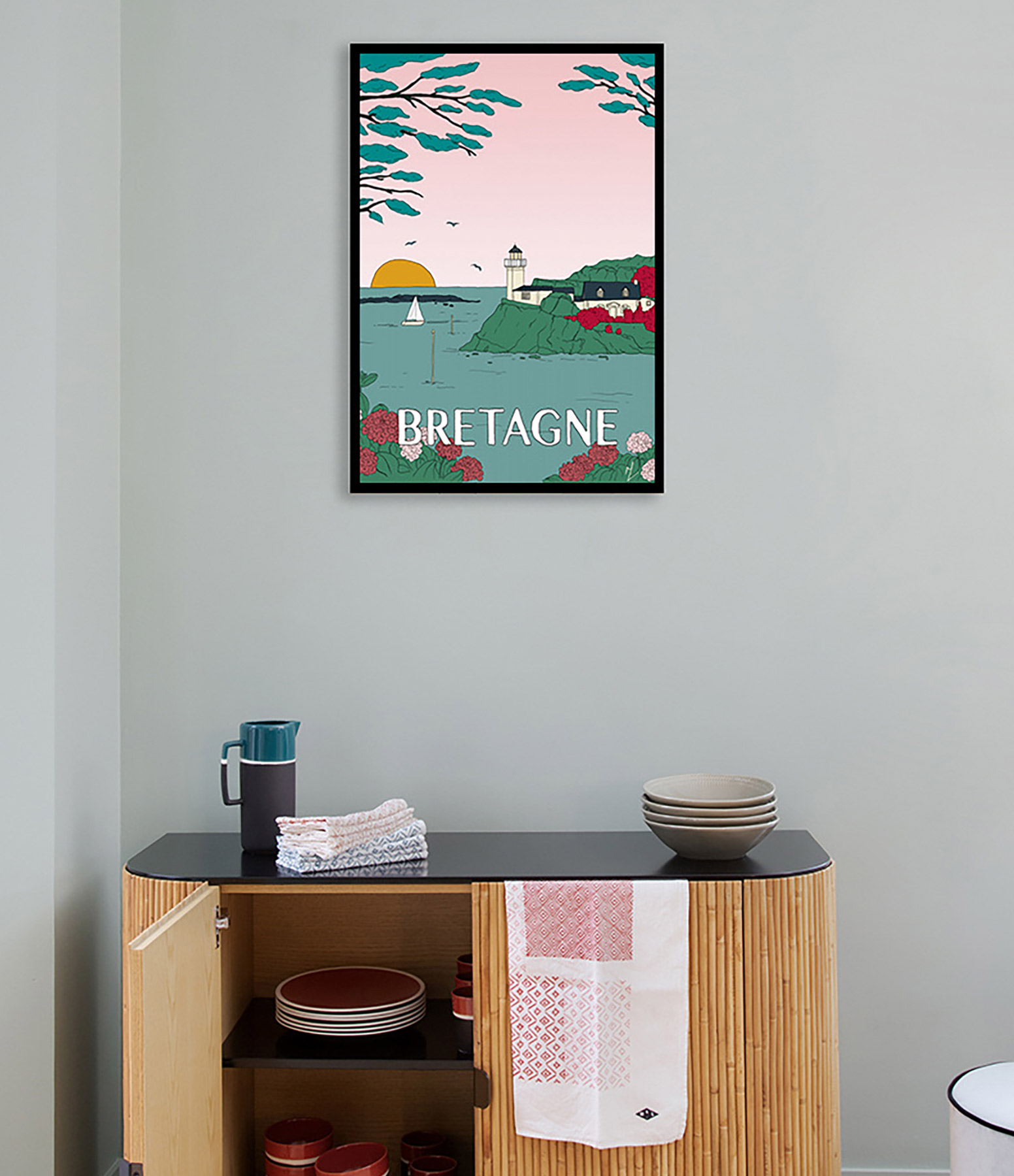 Affiche Bretagne 56x76cm
