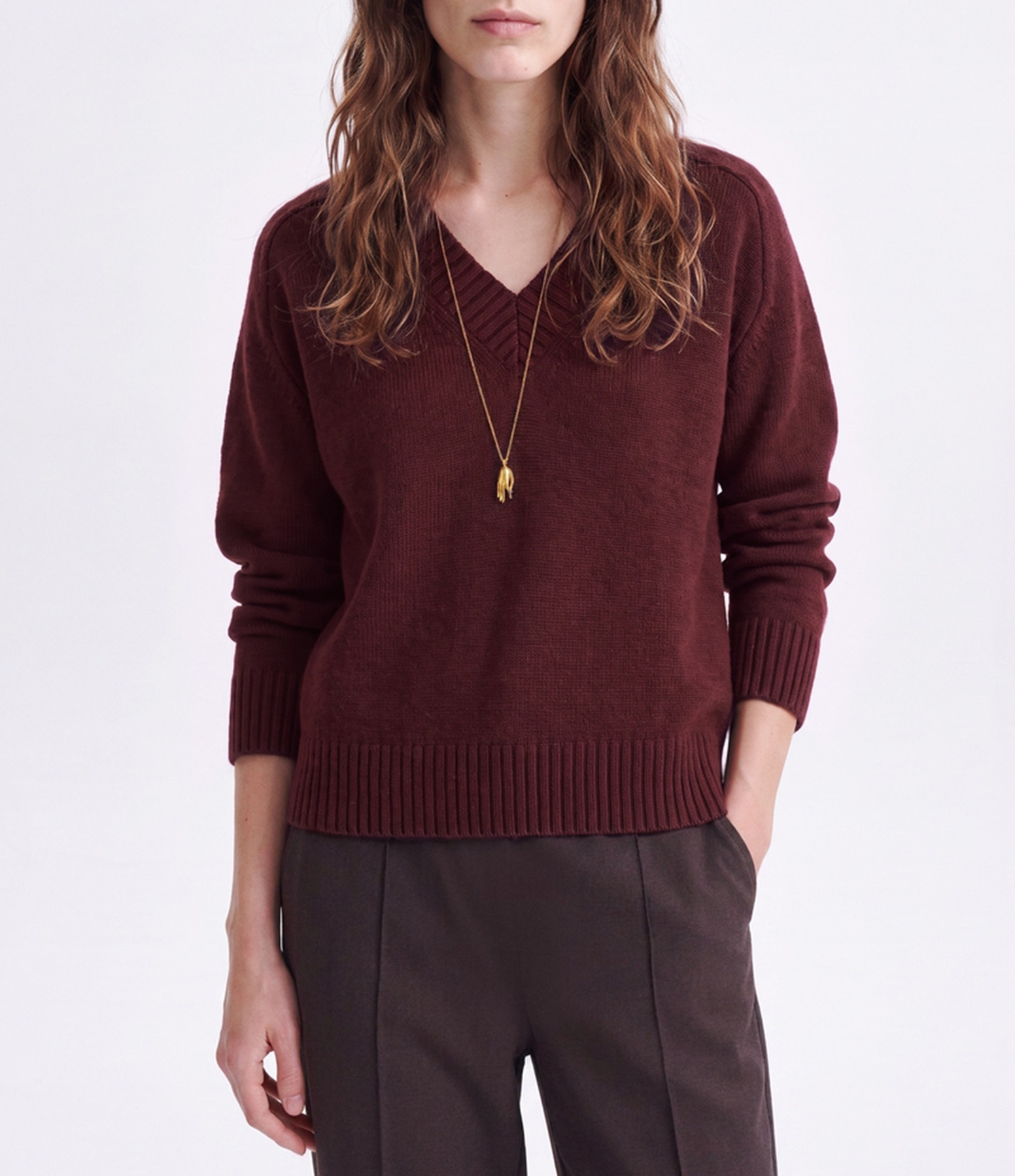 Pull Fernanda Bordeaux