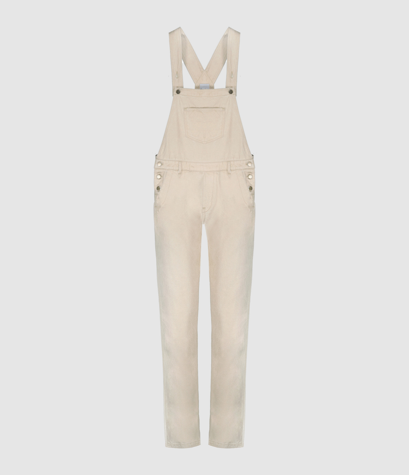 Salopette Romane Thiou Coton Beige Doré 