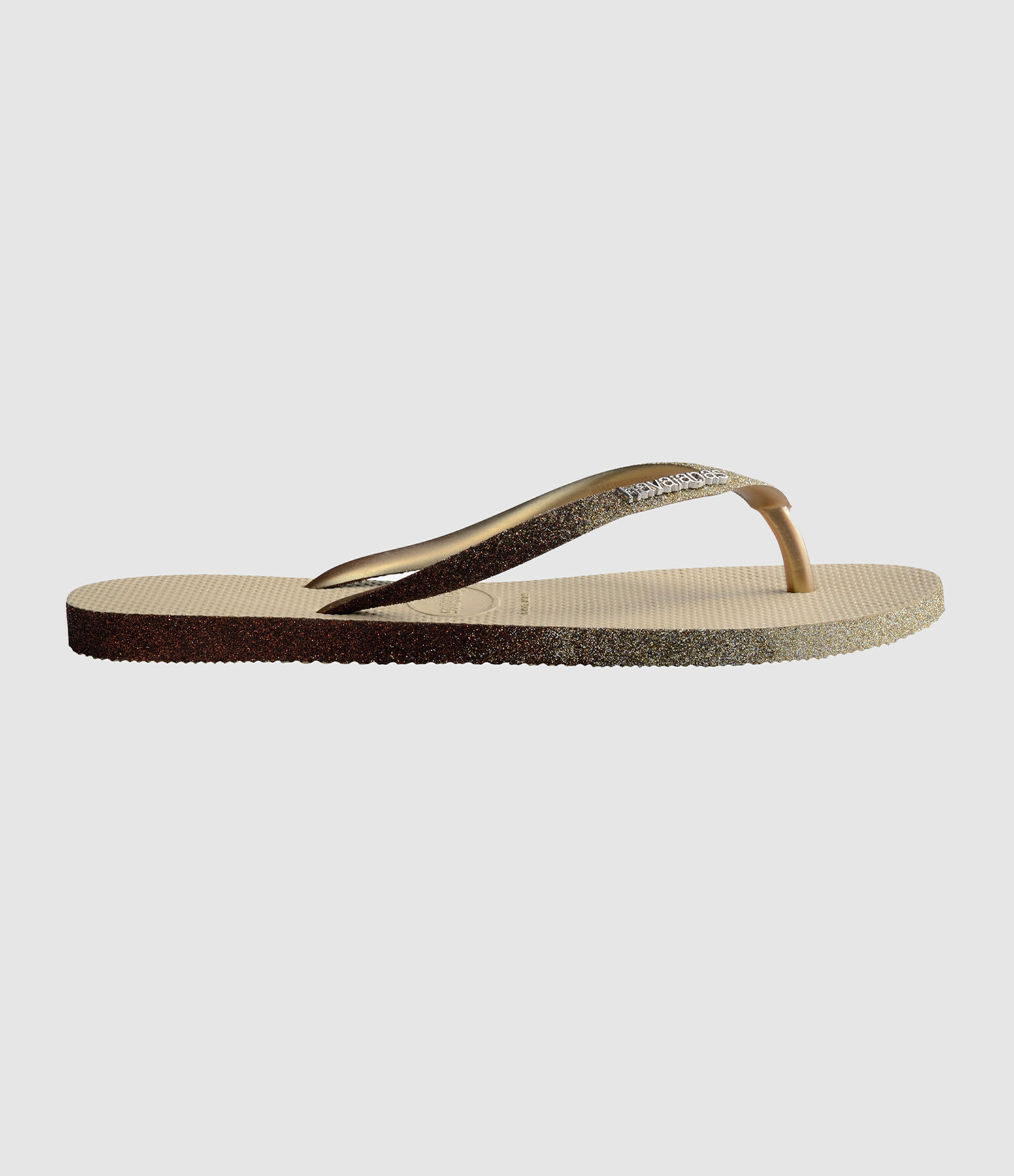 Tongs Slim Sparkle II Sand Grey