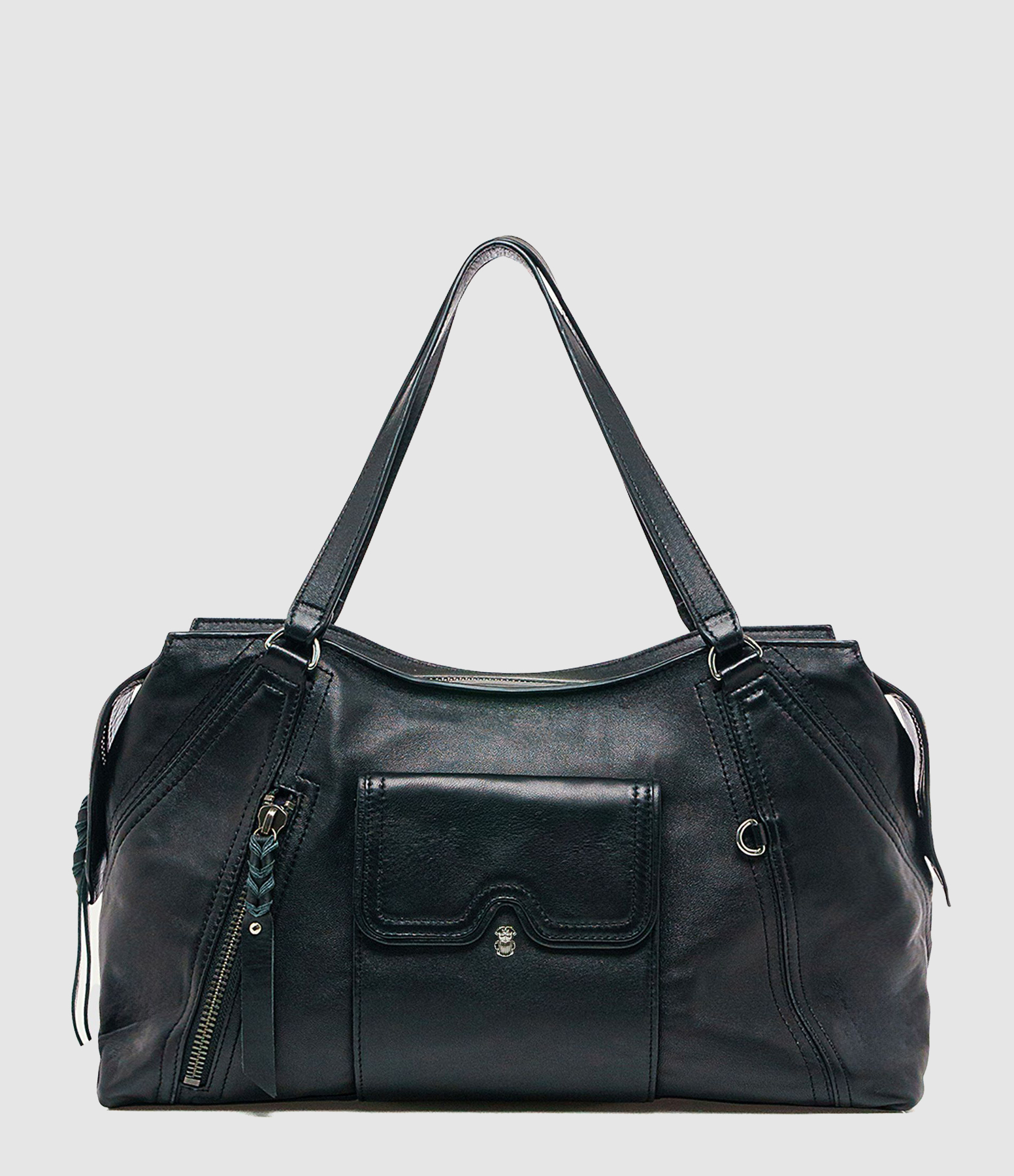 Sac Juno Cuir Nappa Noir