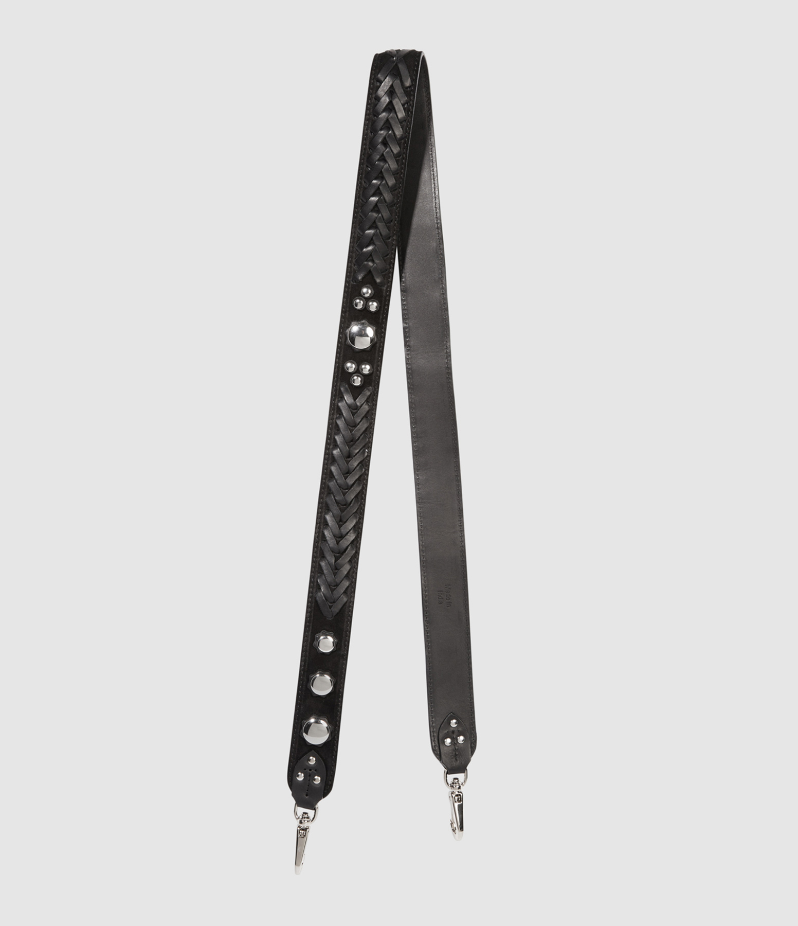 Bandoulière Cuir Suédé Noir, Capsule Gaucho