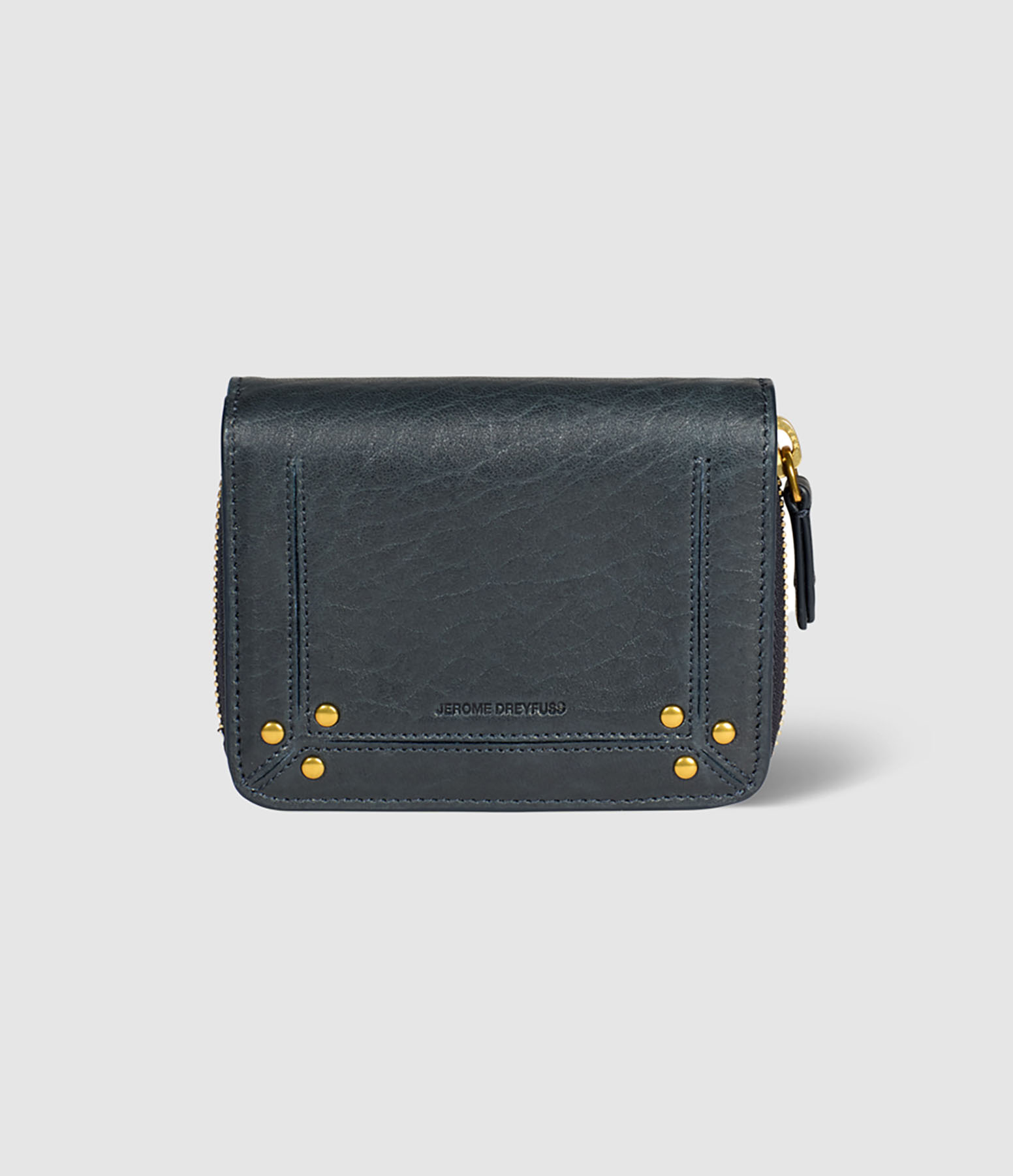 Porte-Monnaie André Cuir Bubble Petrol