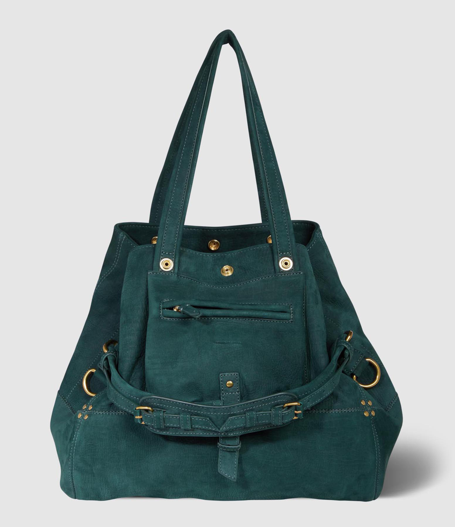 Sac Billy M Cuir Imprimé Croco Canard