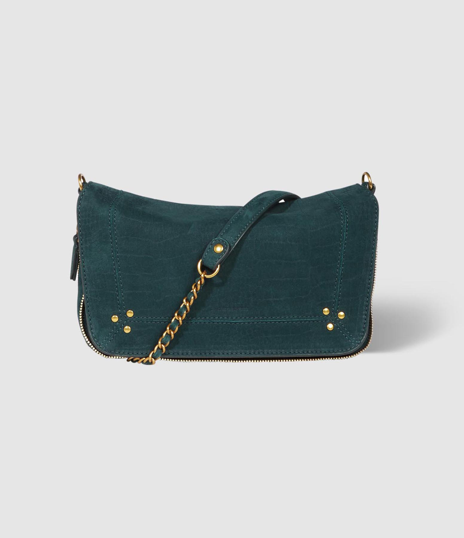 Sac Bobi S Cuir Imprimé Croco Canard