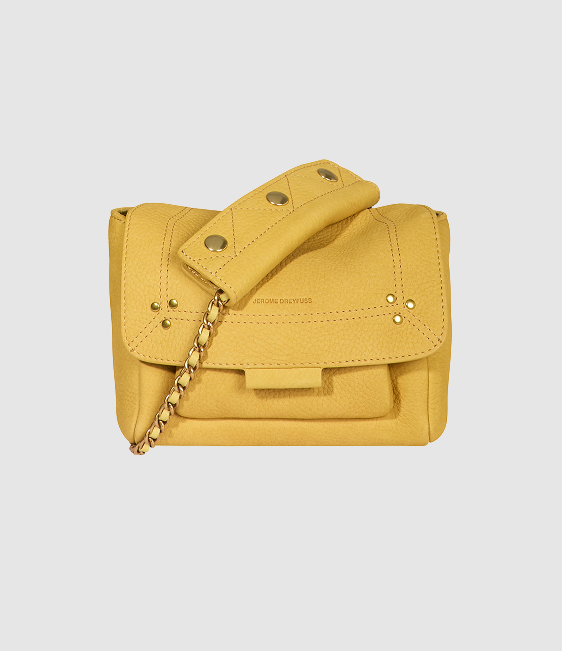 Sac Lulu S Cuir Nubuck Mimosa