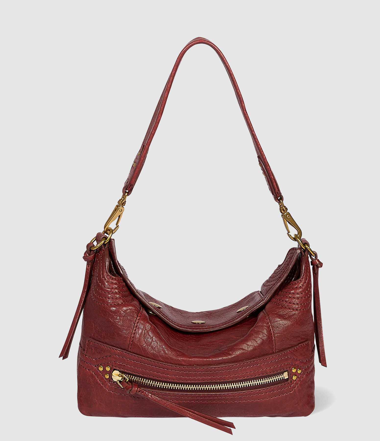 Sac Lucky Hobo Small Bubble Burgundy