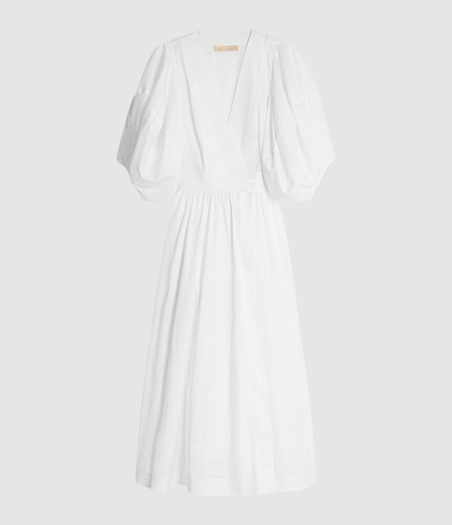 Robe Mi-Longue Geliane Ecru