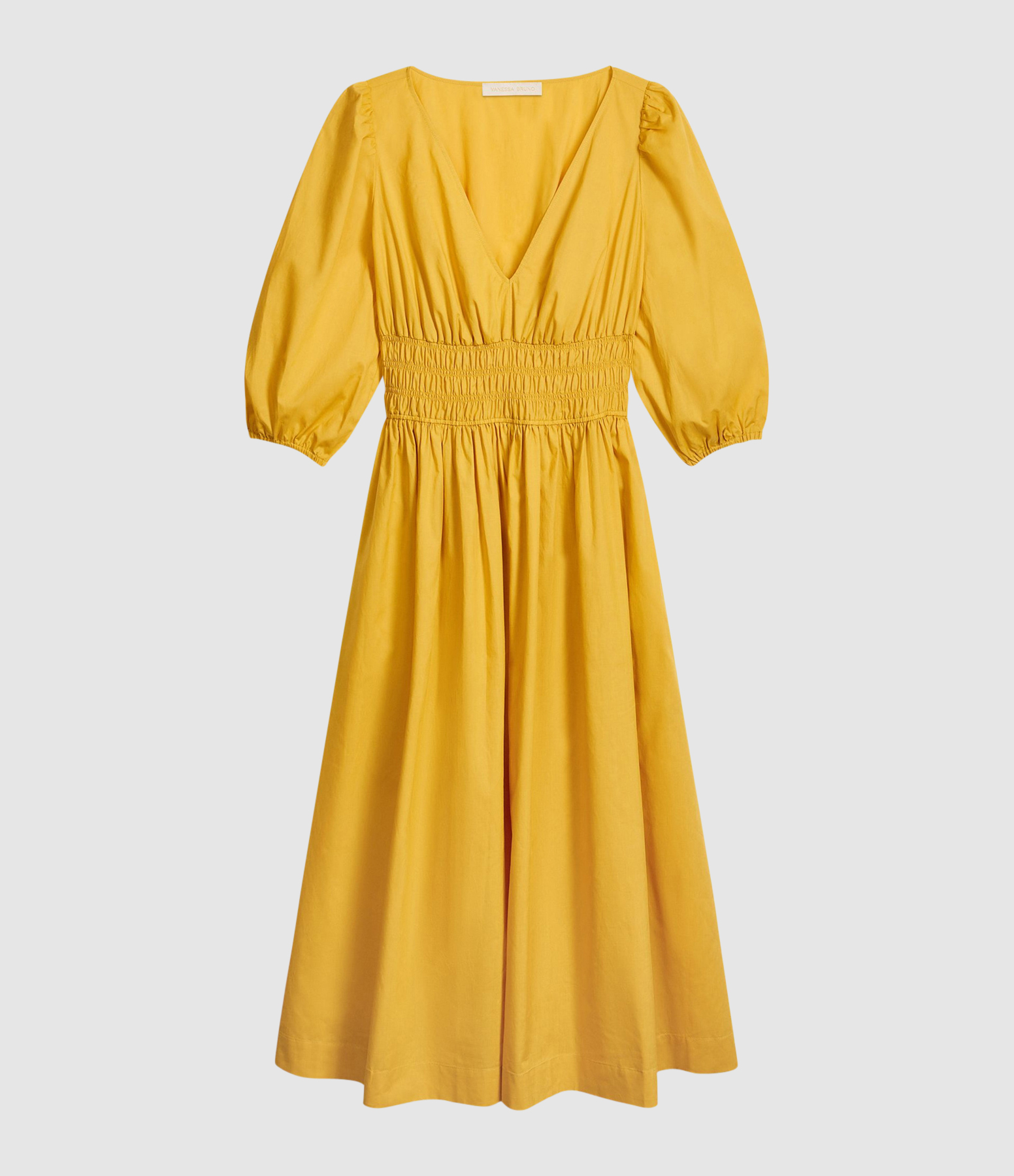 Robe Longue Hannae Jaune D'Or
