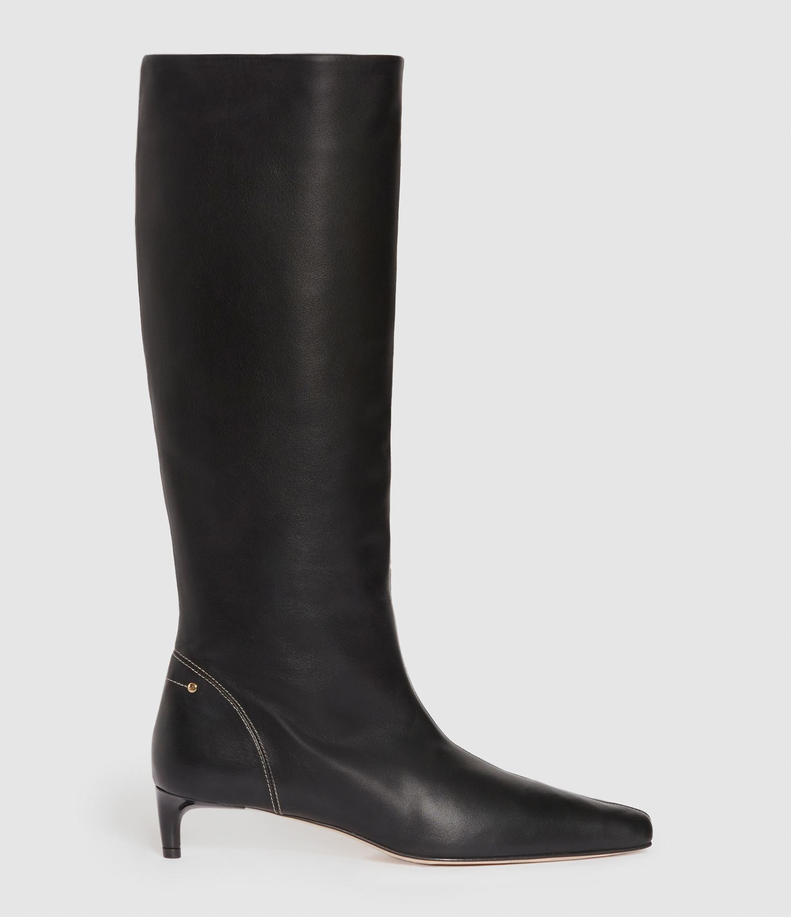 Bottes Hautes Cuir Noir Daily Noir