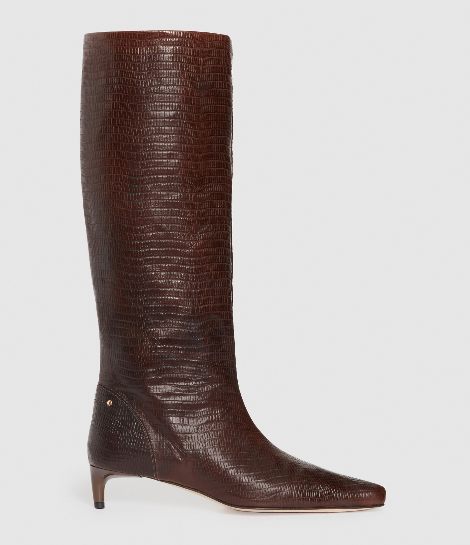 Bottes Hautes Cuir Marron Daily Ebene