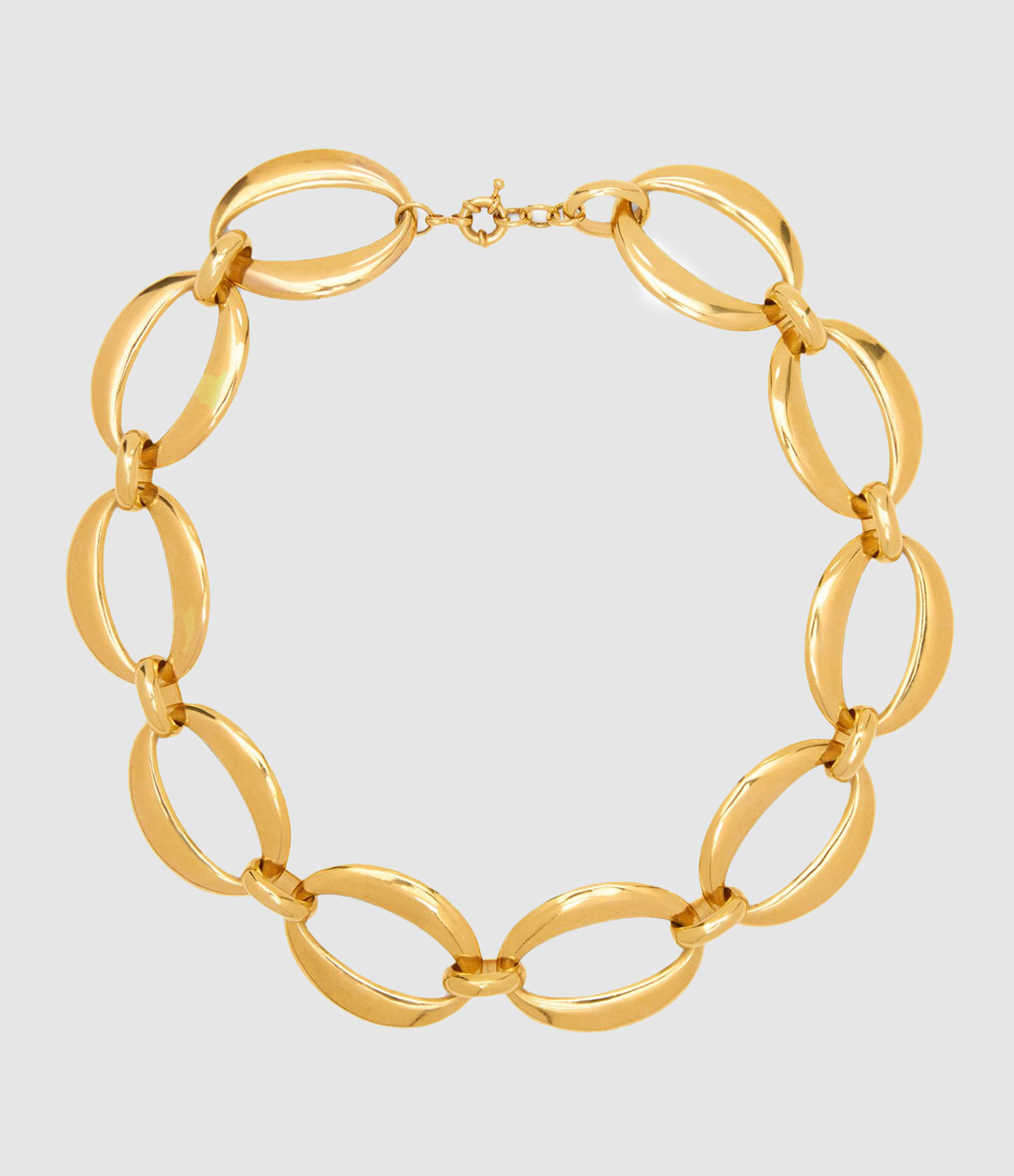 Collier Ovale Or