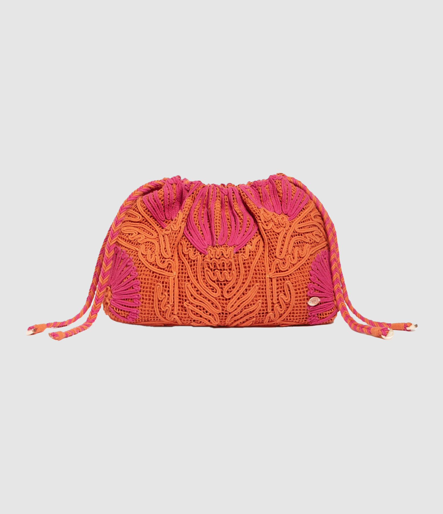 Pochette Clutch Multico Orange, Capsule Deià