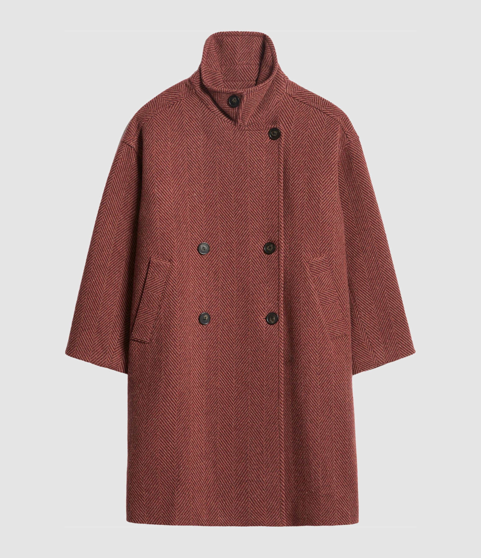 Manteau Flo Cerise/Multico