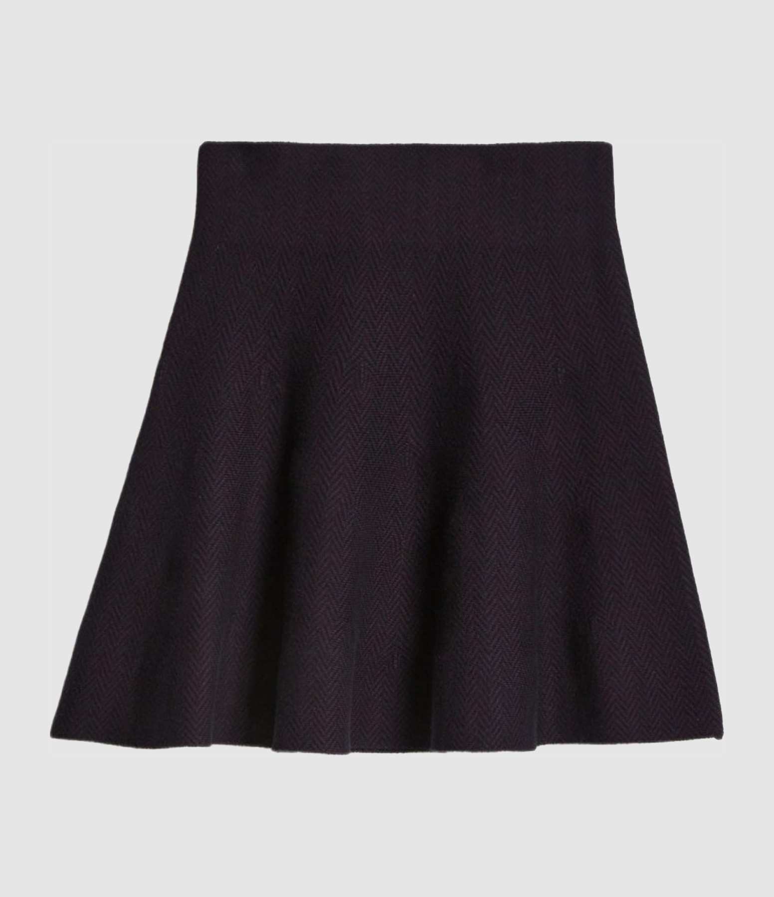 Jupe Courte Fadette Noir Lie de Vin