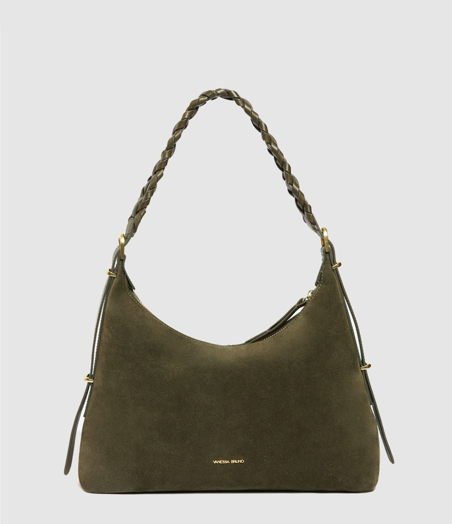 Sac Fourre-tout Vanessa Bruno Kaki - Taille M (42x29x15 Cm) - Paillettes - Occasion
