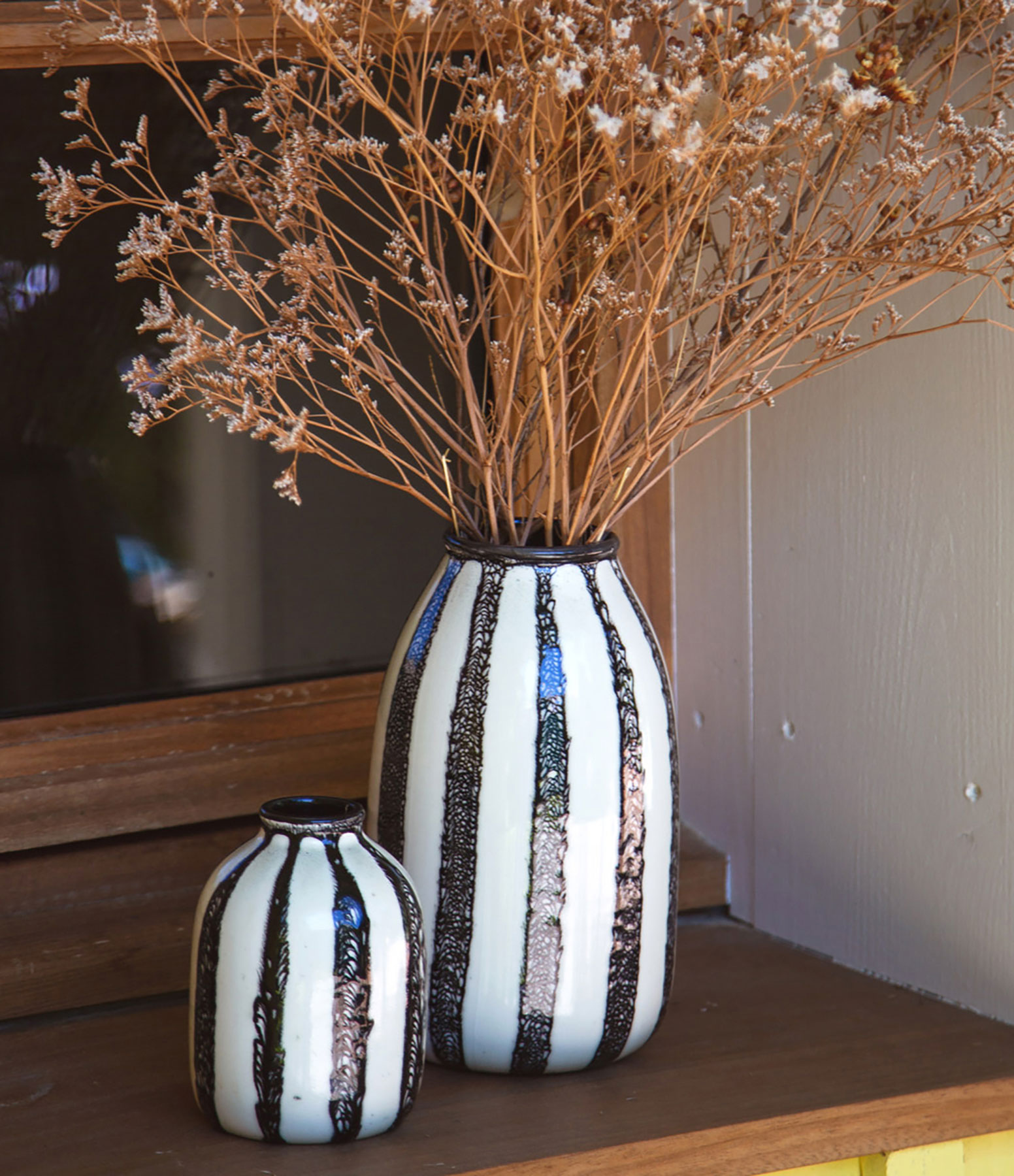 Vase Décoratif Riviera Noir
