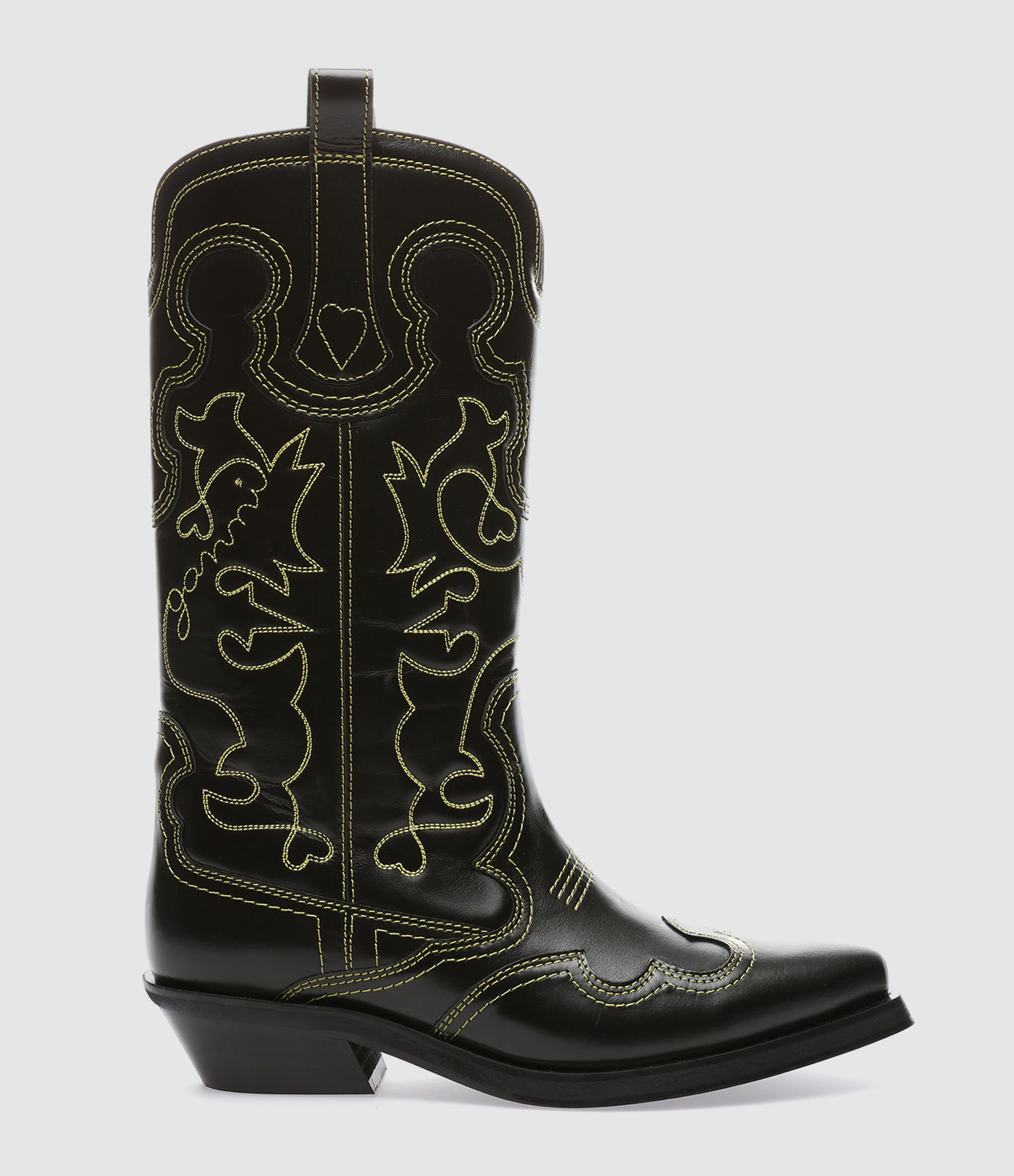 Bottes Western Santiag Brodées Noir