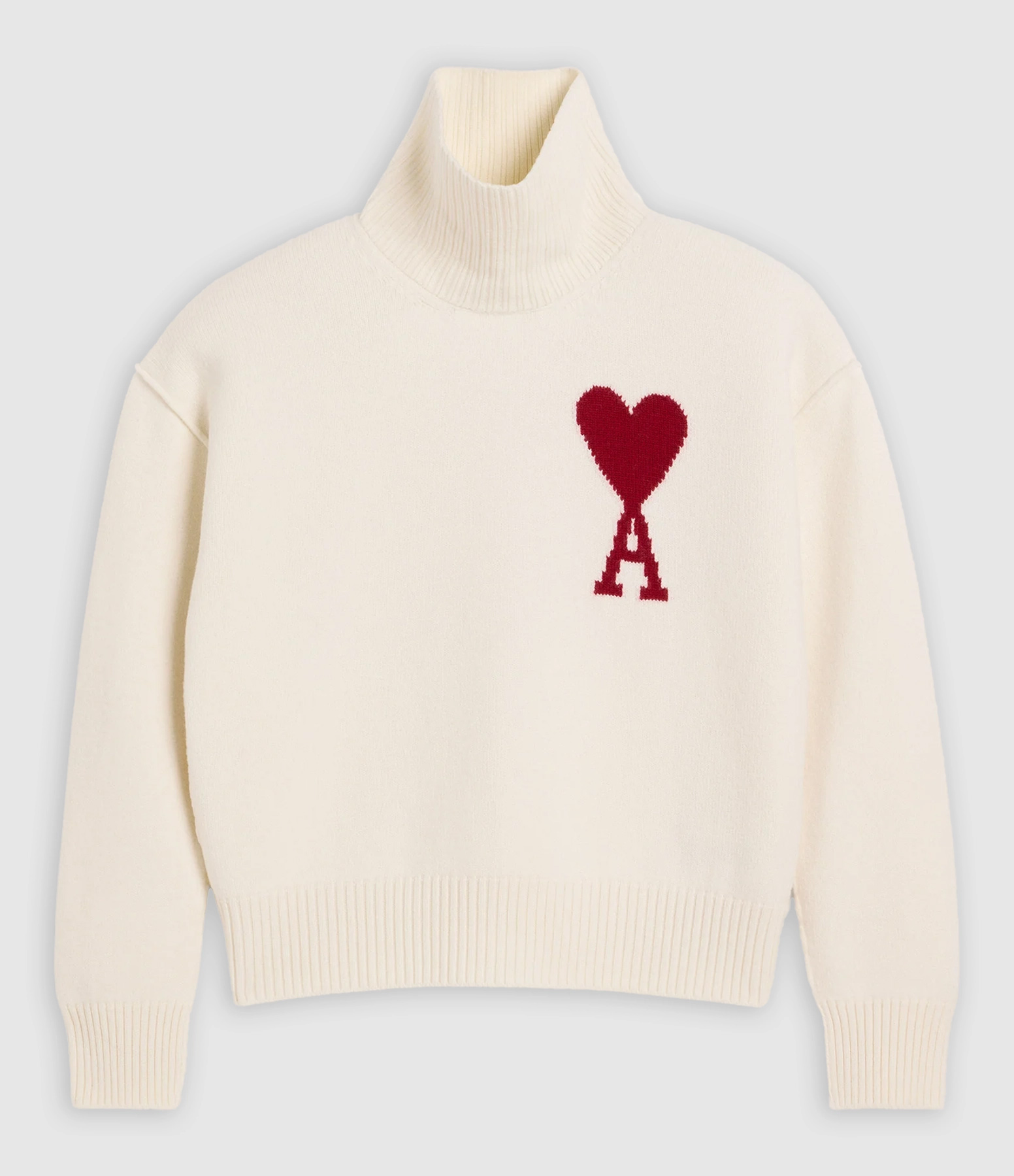 Pull Unisexe Ami De Cœur Laine Écru