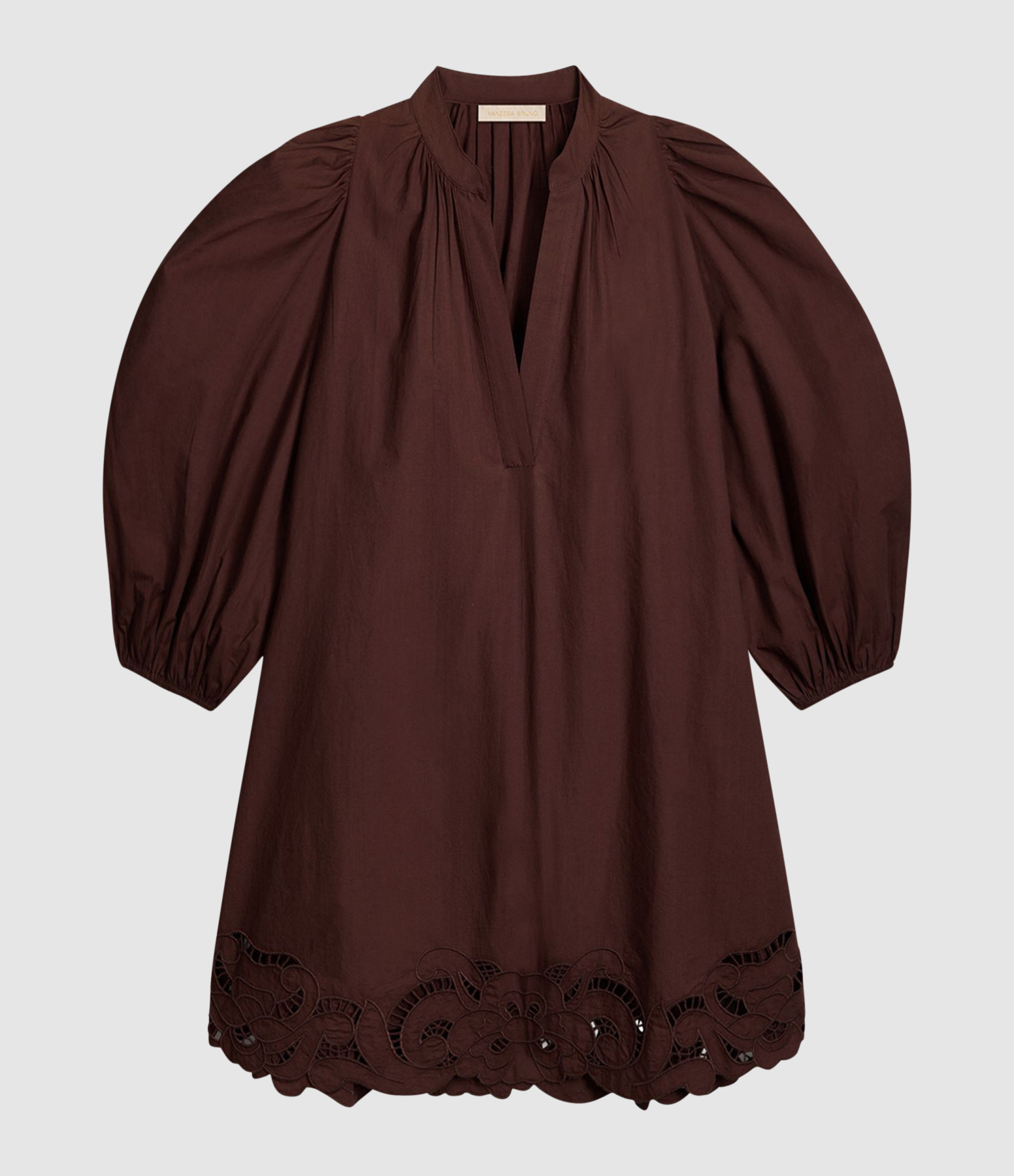 Robe Courte Hamanda Chocolat