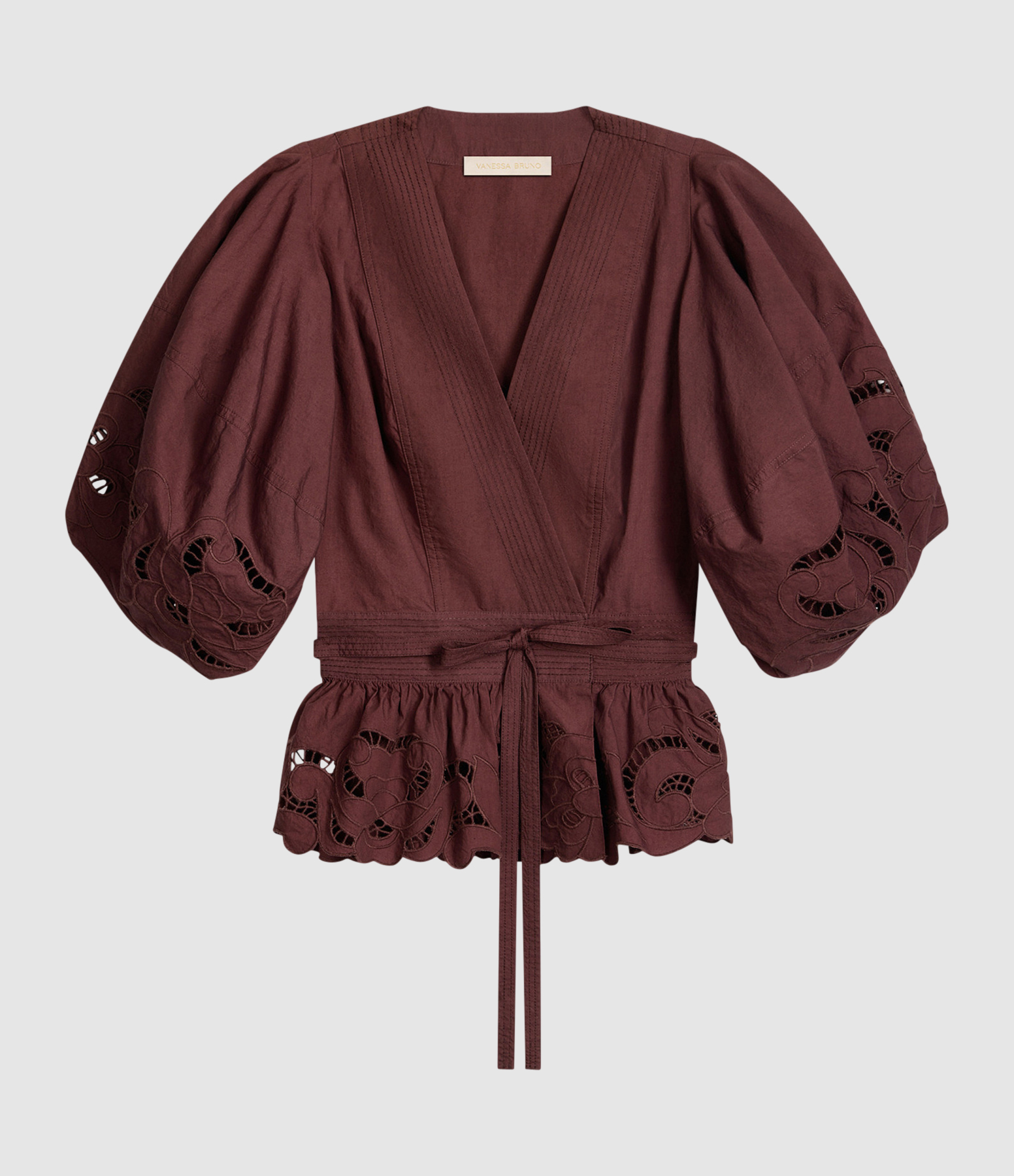 Blouse Gunner Chocolat