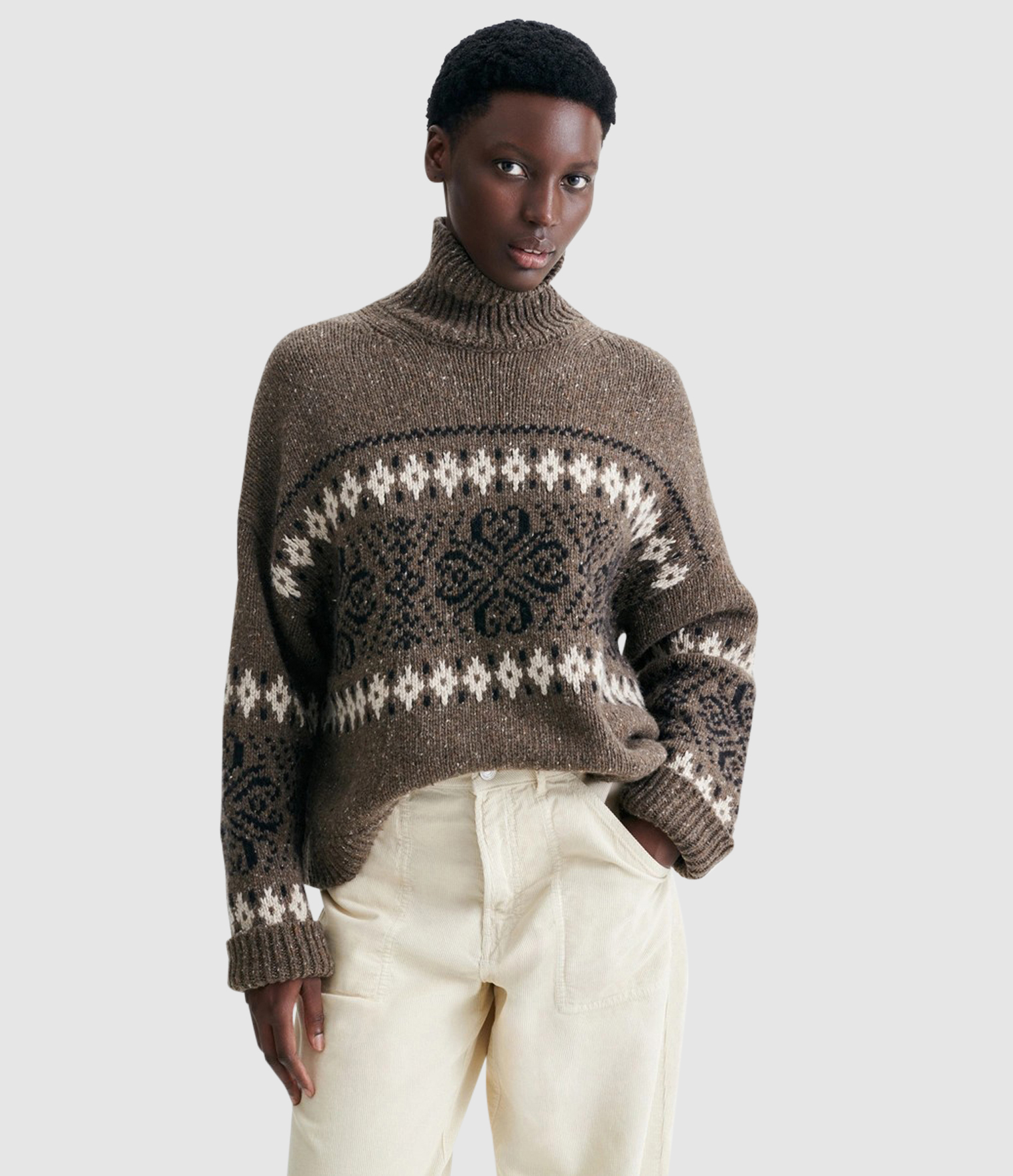 Pull Huguette Taupe