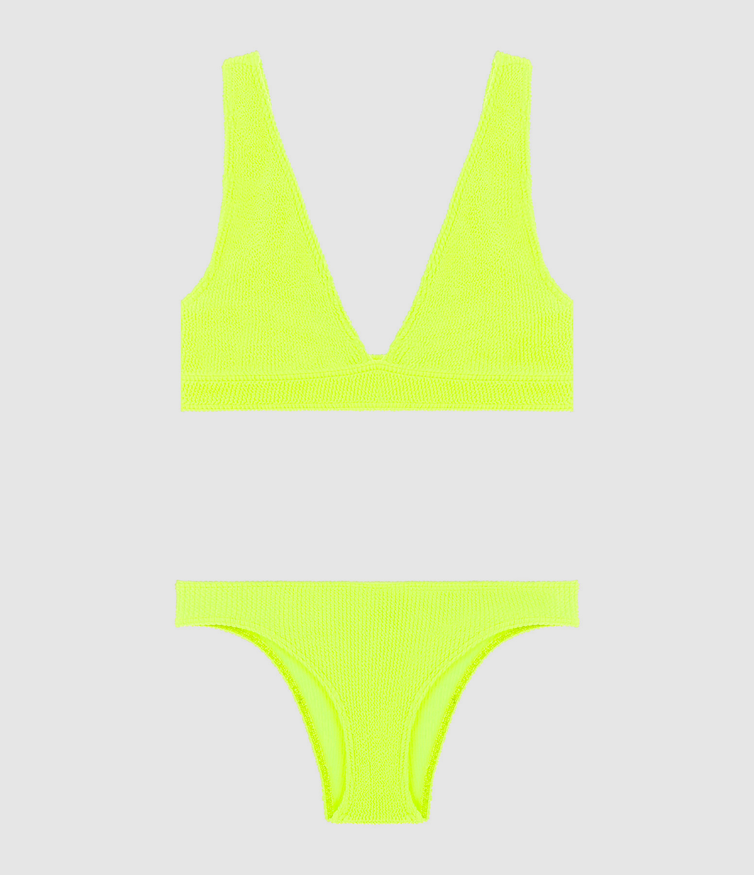 Maillot de Bain Bikini Aqua Jaune Citron
