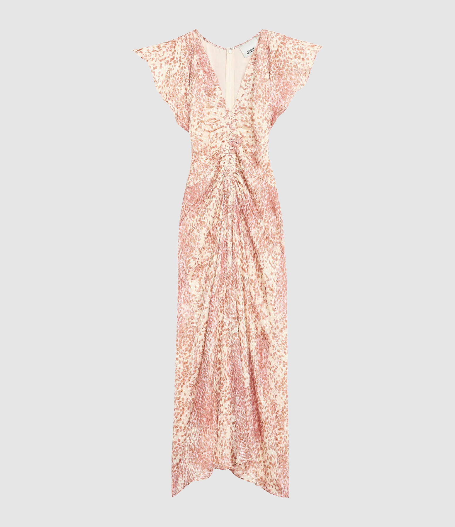 Robe Lyndsay Rouge Clair Écru