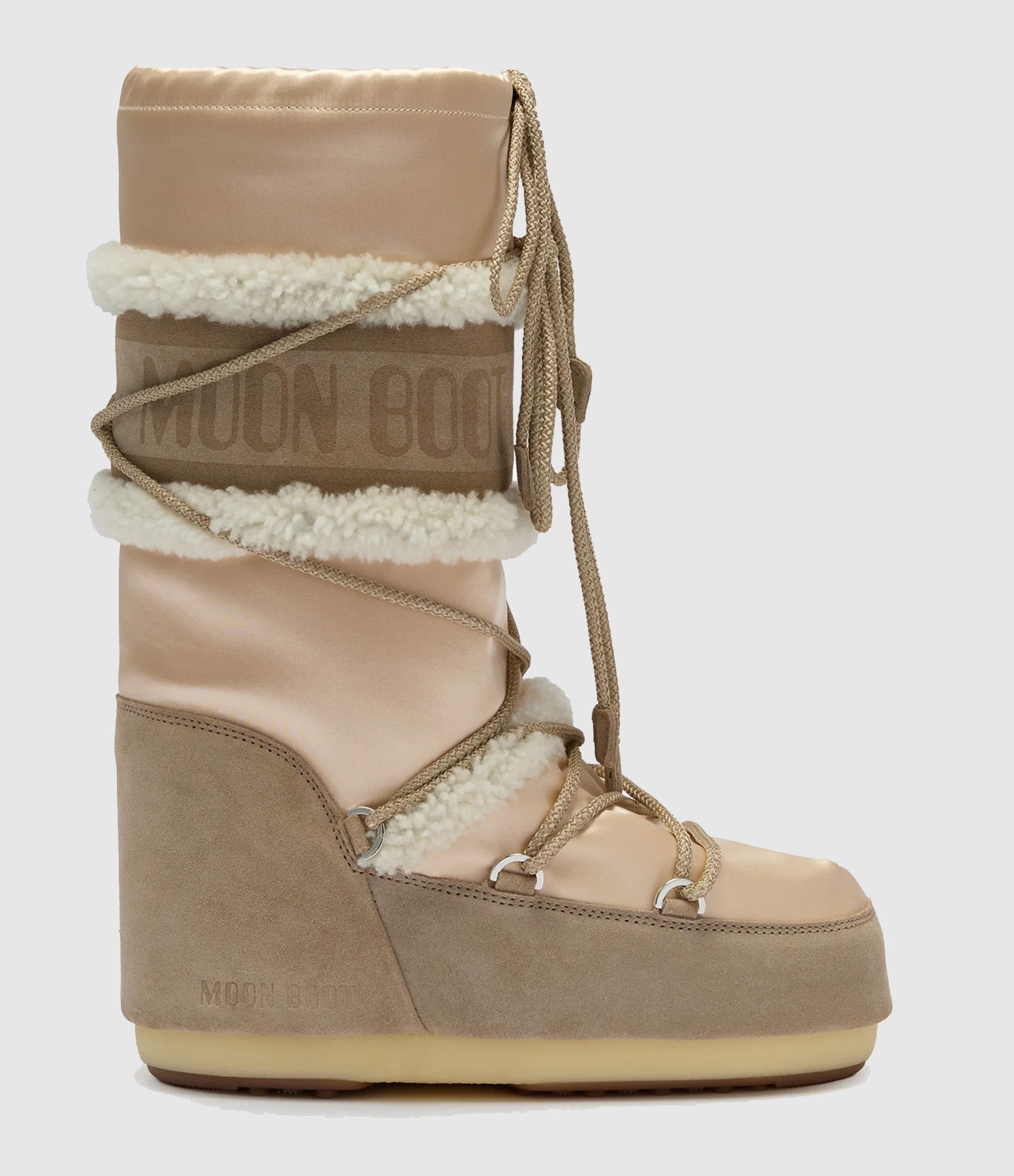 Moon Boot Icon Pearly Plus Pale Peach Sand